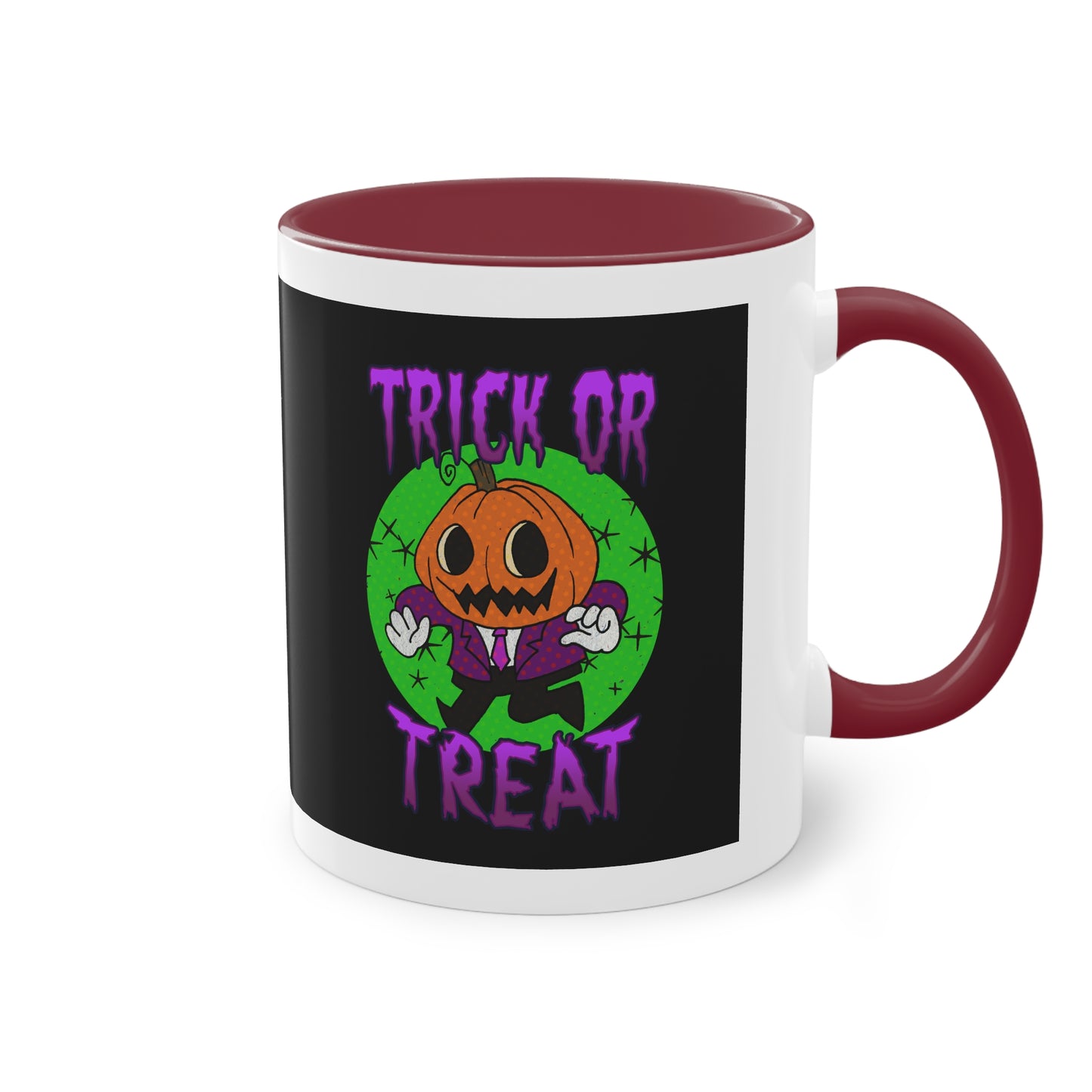 Two Tone Mug - Halloween Jack O' Lantern - ALIQUOS