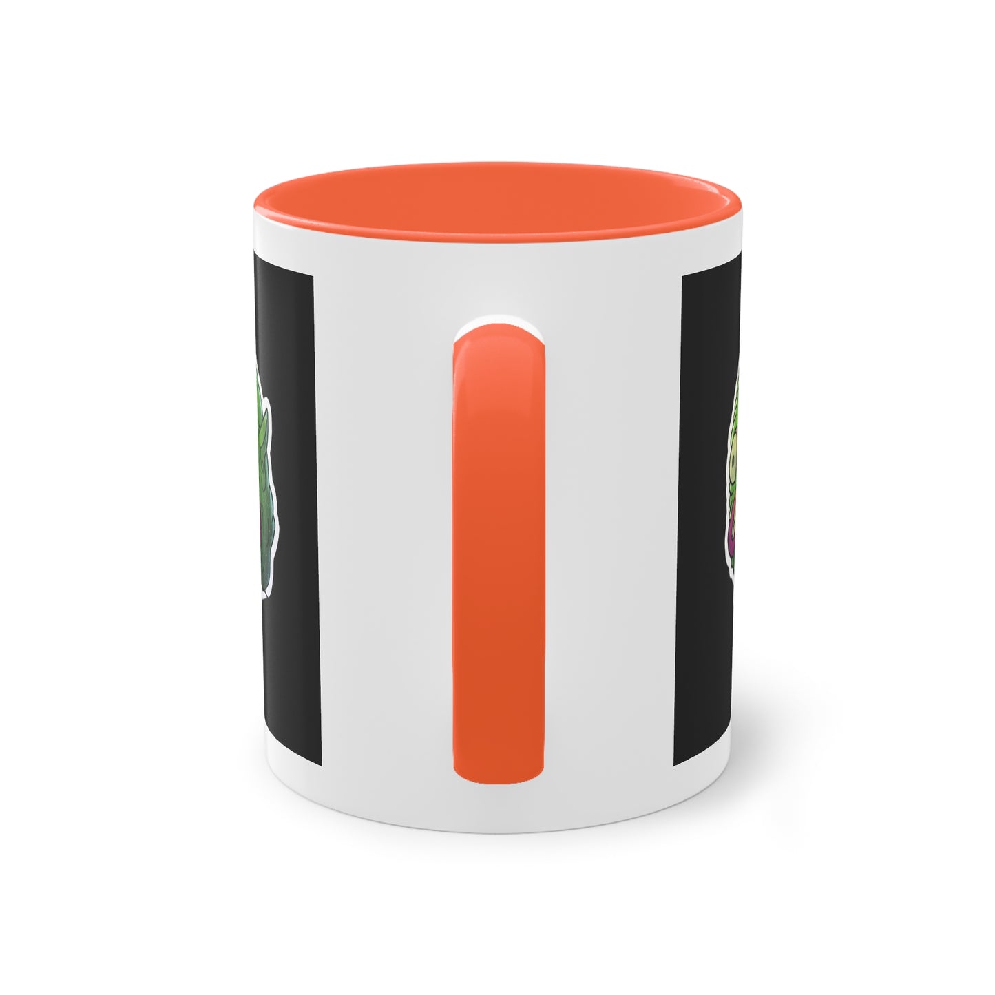 Two Tone Mug - Water Monster Design - ALIQUOS