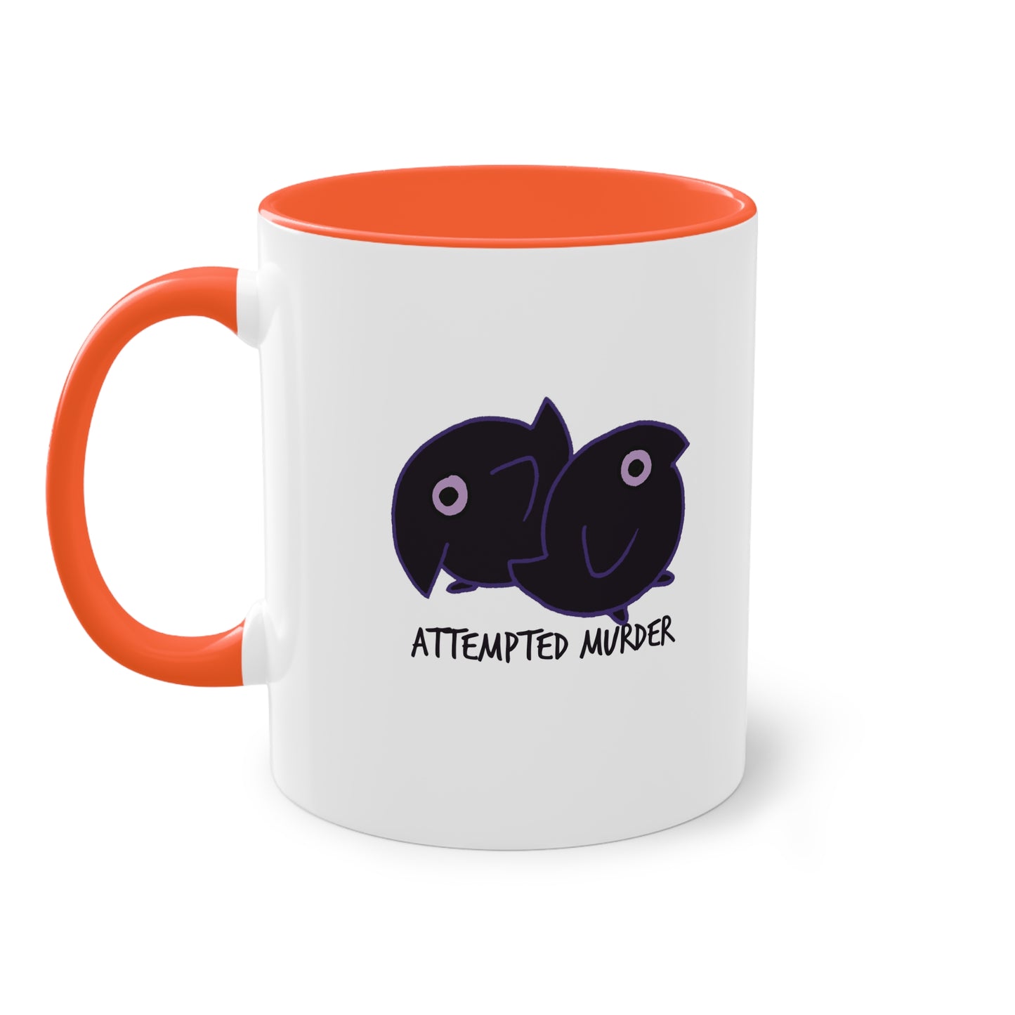 Two Tone Mug - Attempted Murder Design - ALIQUOS