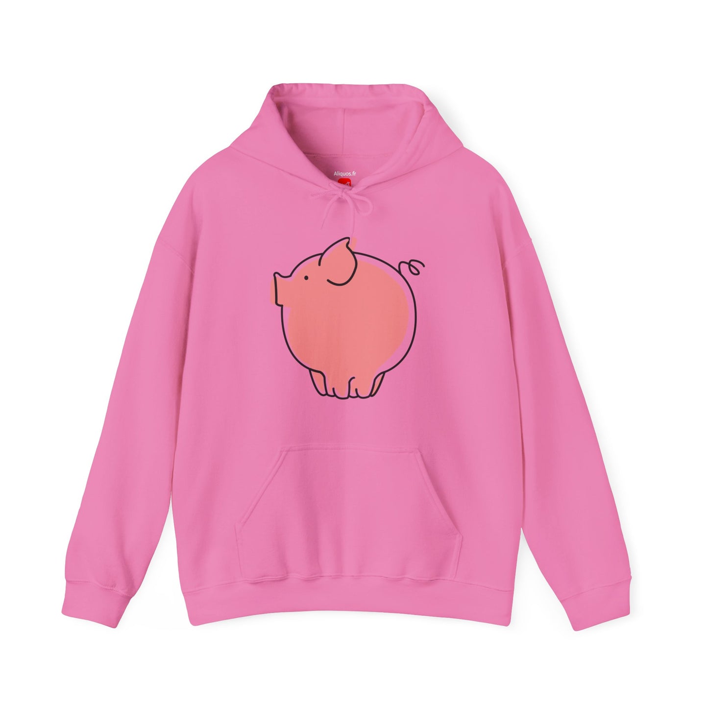 Pudgy Piggy Unisex Hooded Sweatshirt - ALIQUOS