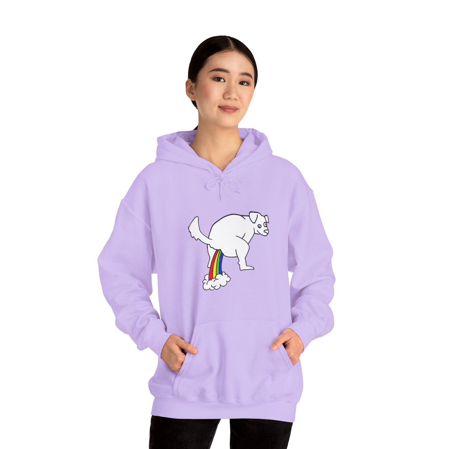 Unisex Hooded Sweatshirt - Doggy Rainbow Factory - ALIQUOS