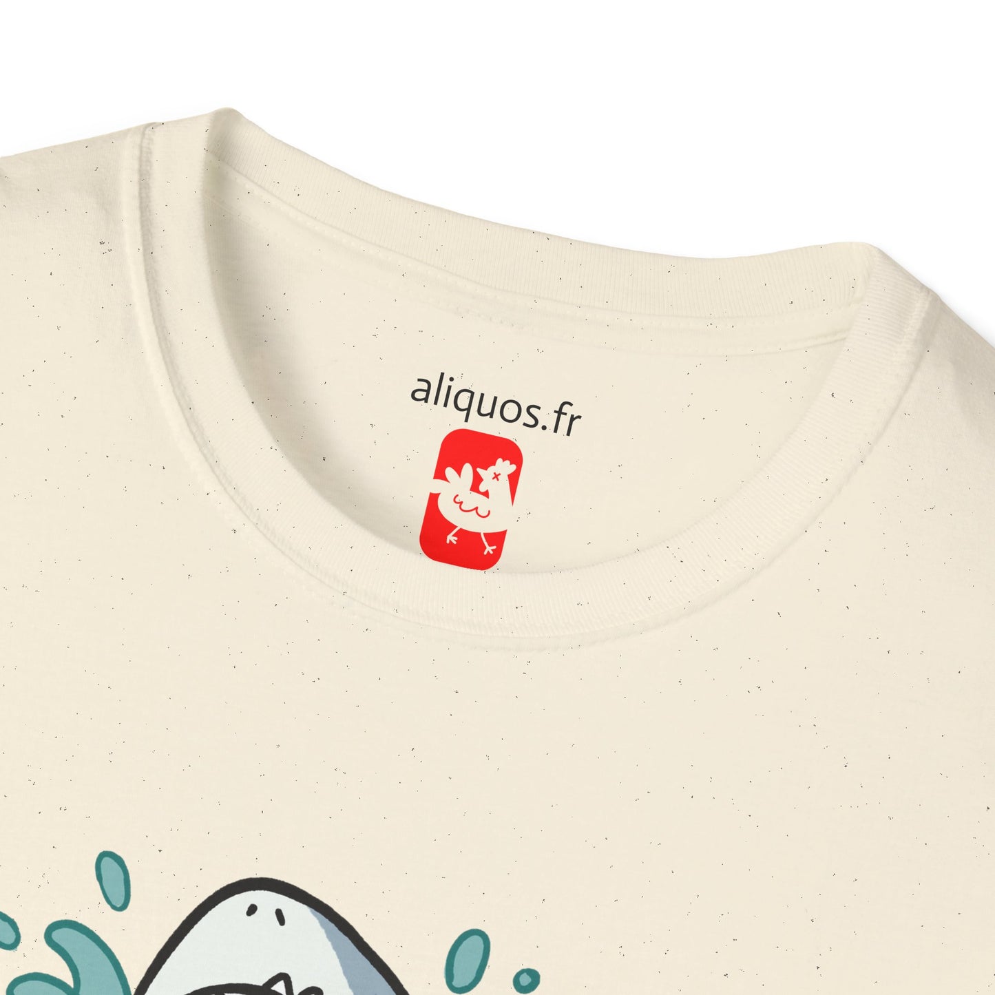 T-shirt unisexe - Surprise Shark - Aliquos