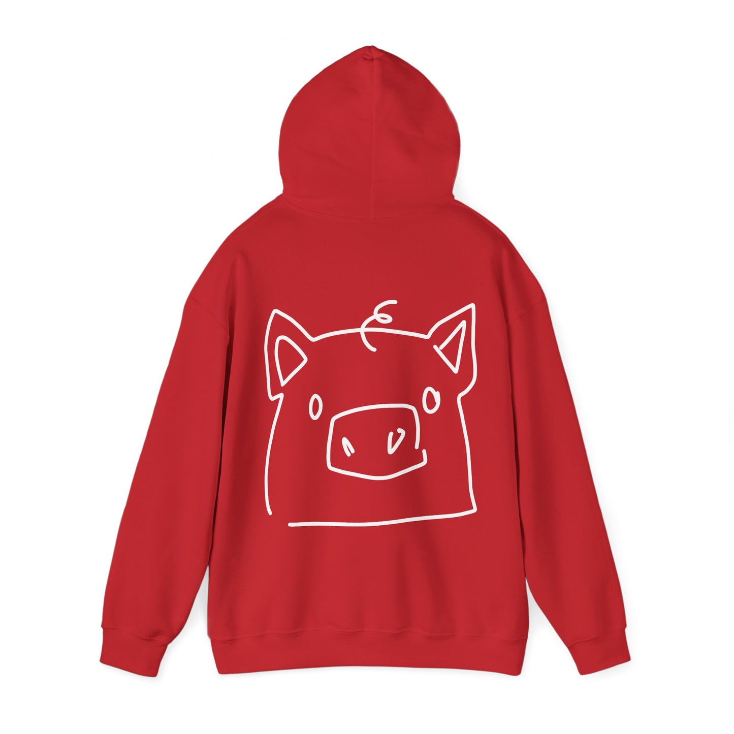 Piggy Face Unisex Hooded Sweatshirt - ALIQUOS