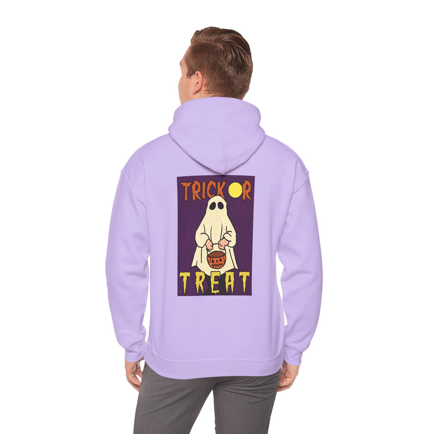 Sweat à capuche unisexe - Motif « Trick or Treat Ghost »