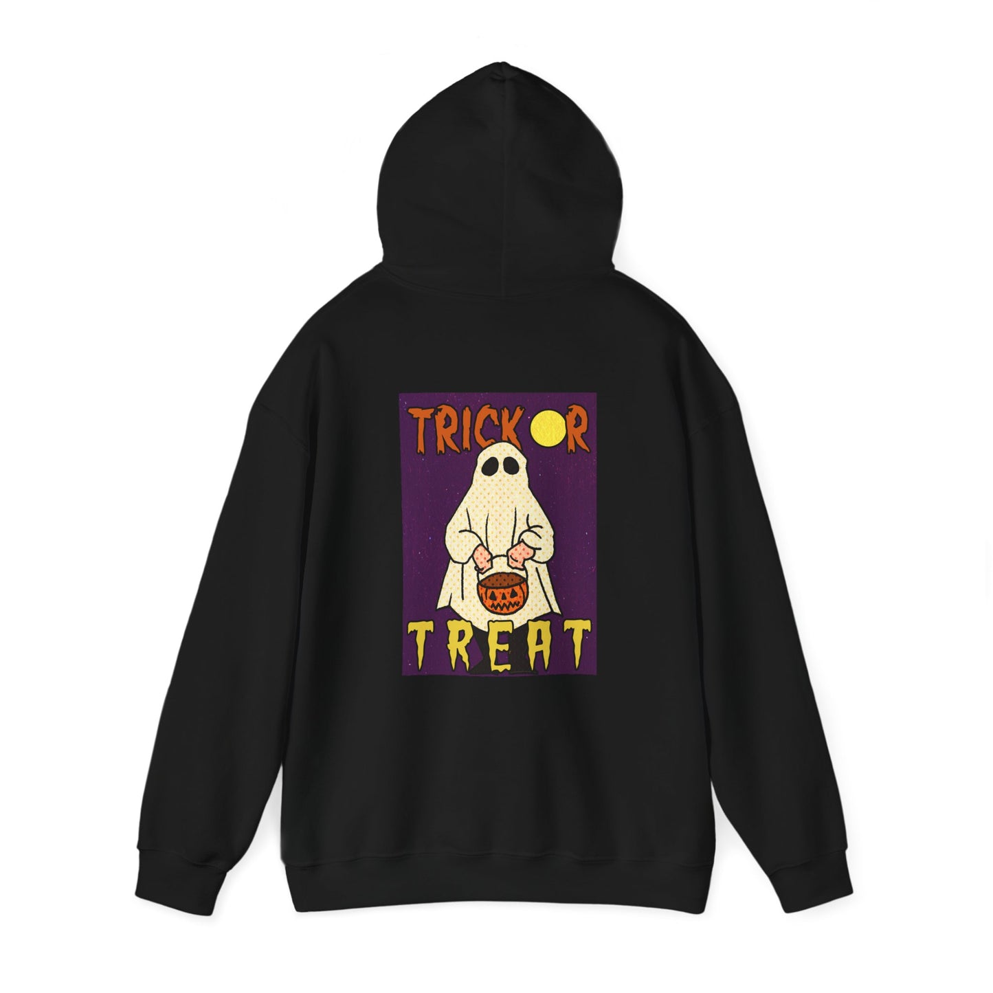 Sweat à capuche unisexe - Motif « Trick or Treat Ghost »