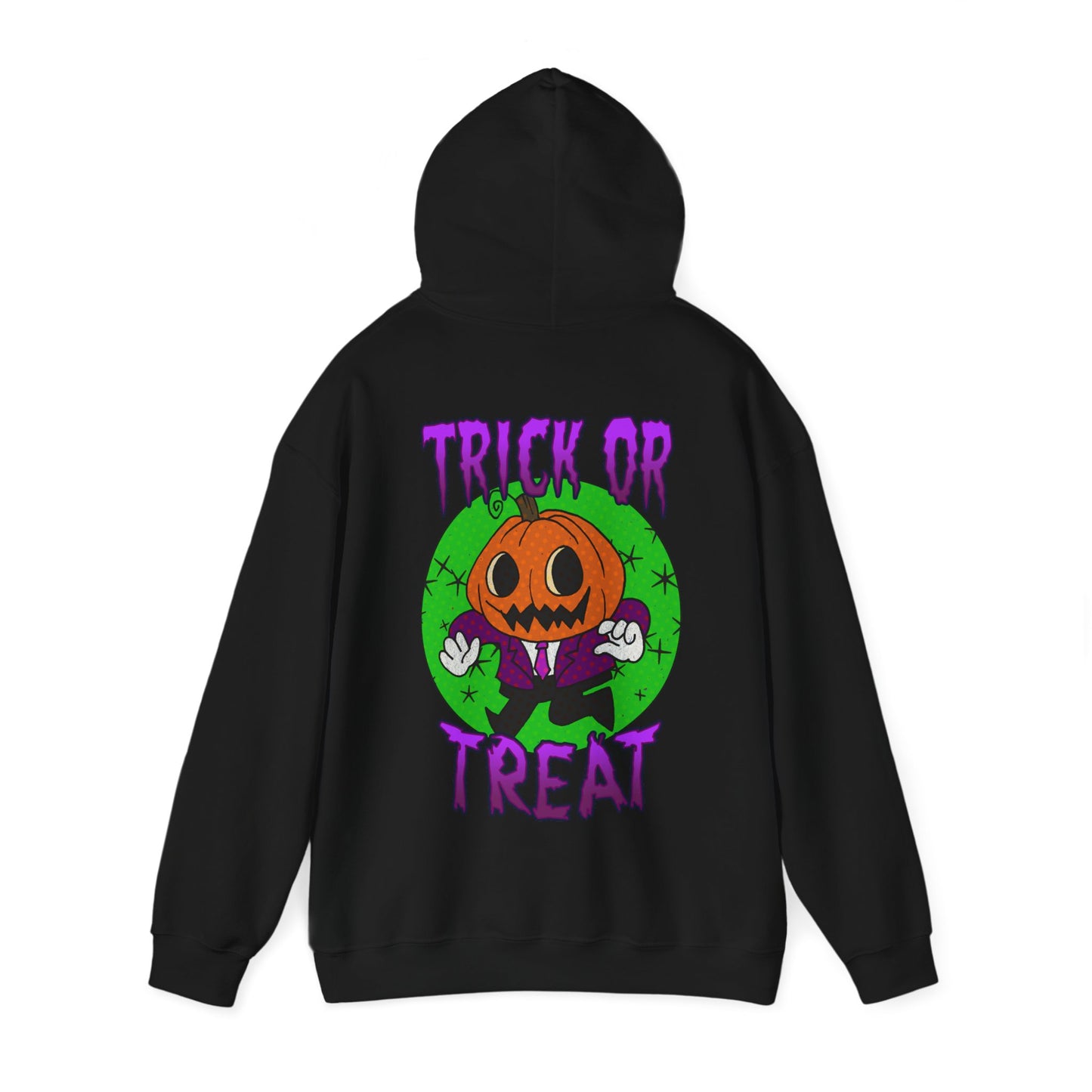 Unisex Hooded Sweatshirt - Halloween Jack O' Lantern - ALIQUOS