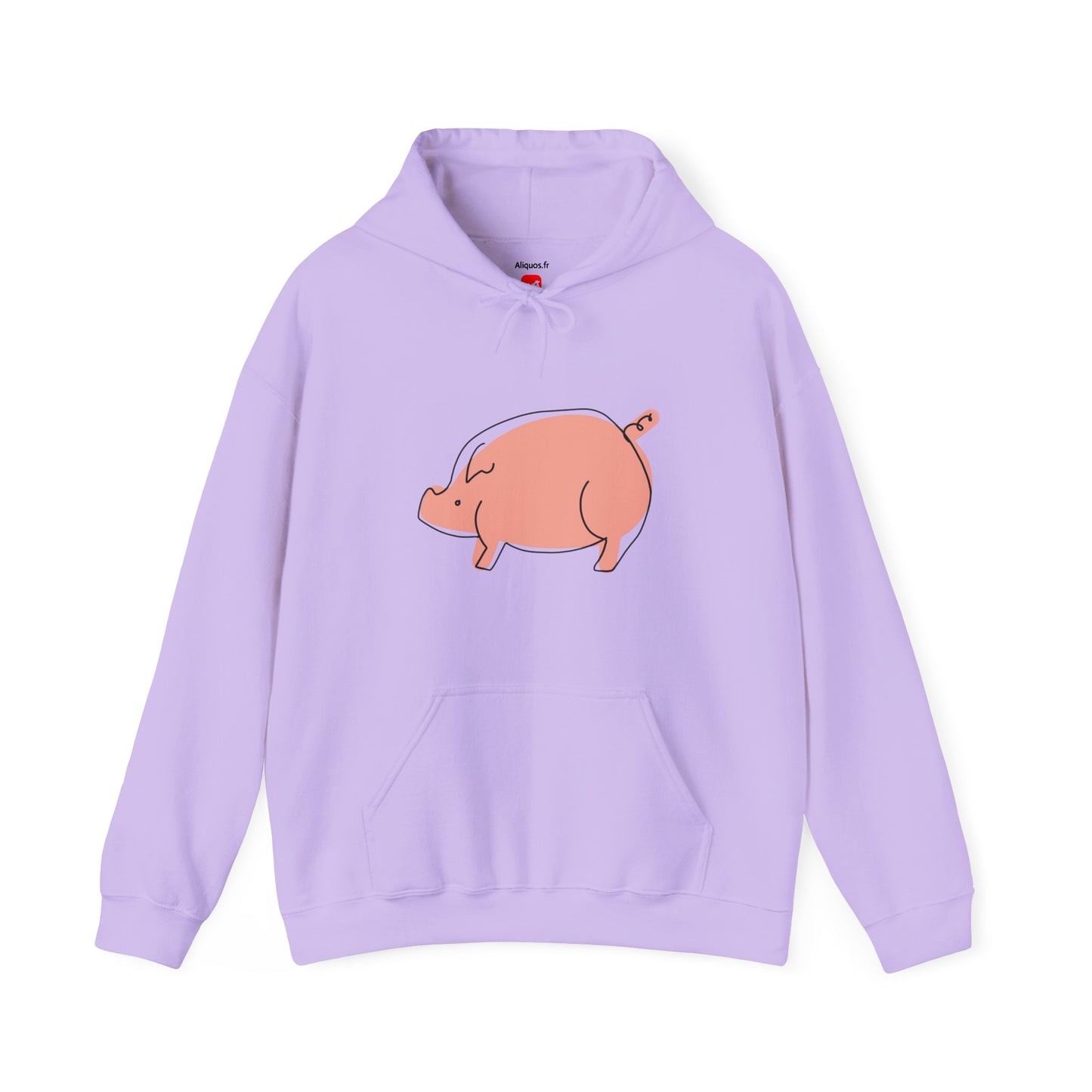 Chubby Piggy Unisex Hooded Sweatshirt - ALIQUOS