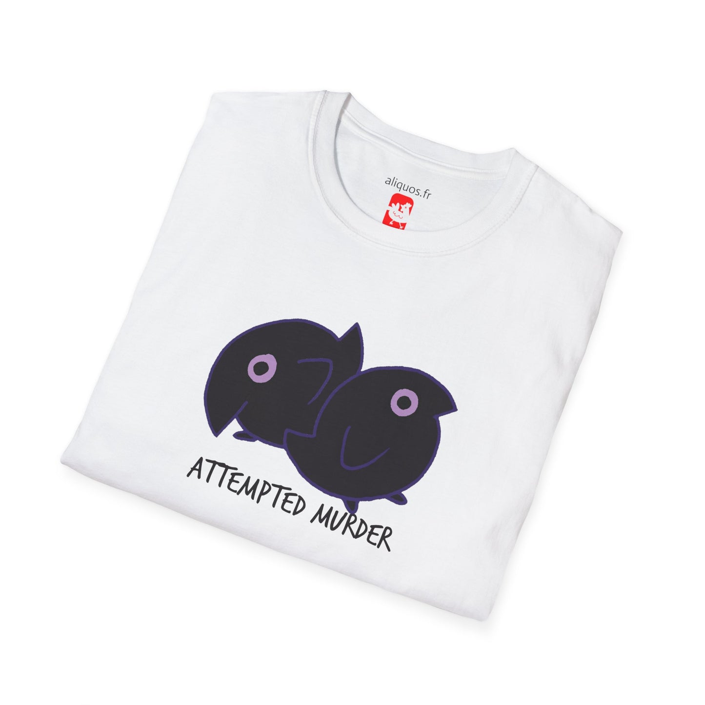 Unisex Tee - Attempted Murder Design - ALIQUOS