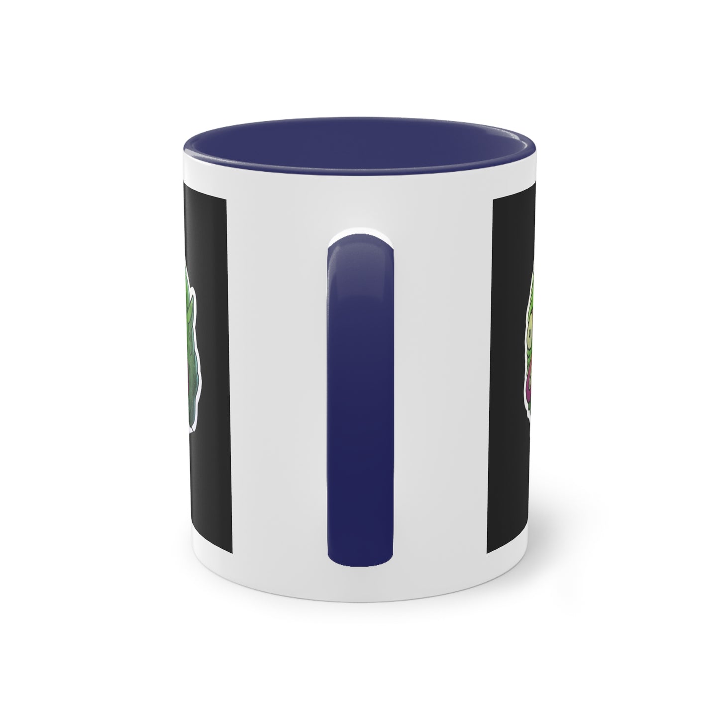 Two Tone Mug - Water Monster Design - ALIQUOS