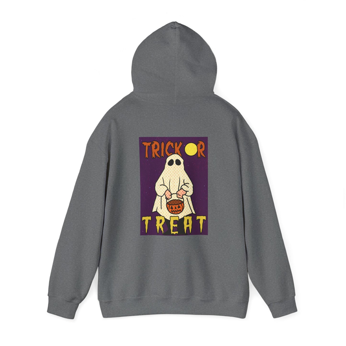 Sweat à capuche unisexe - Motif « Trick or Treat Ghost »