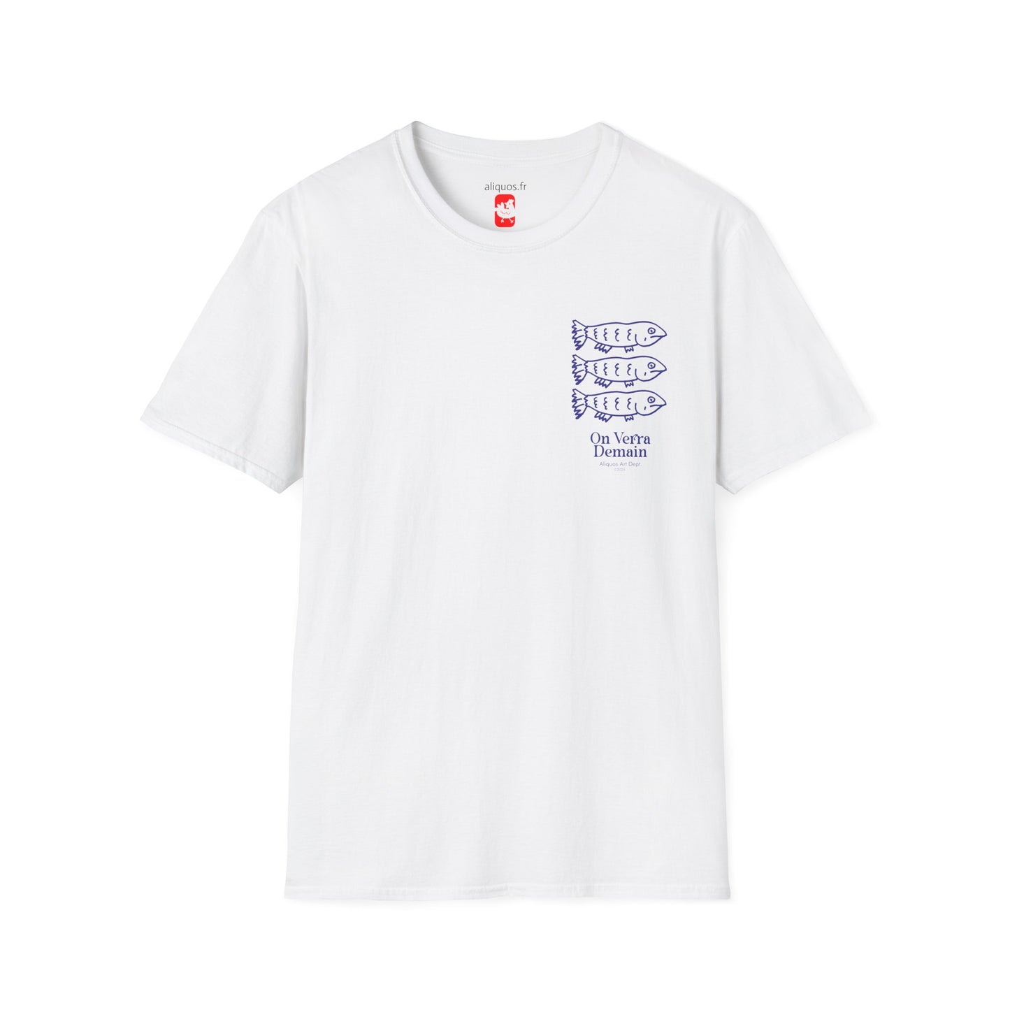 T-shirt unisexe - Trois poissons - On Verra Demain - Aliquos