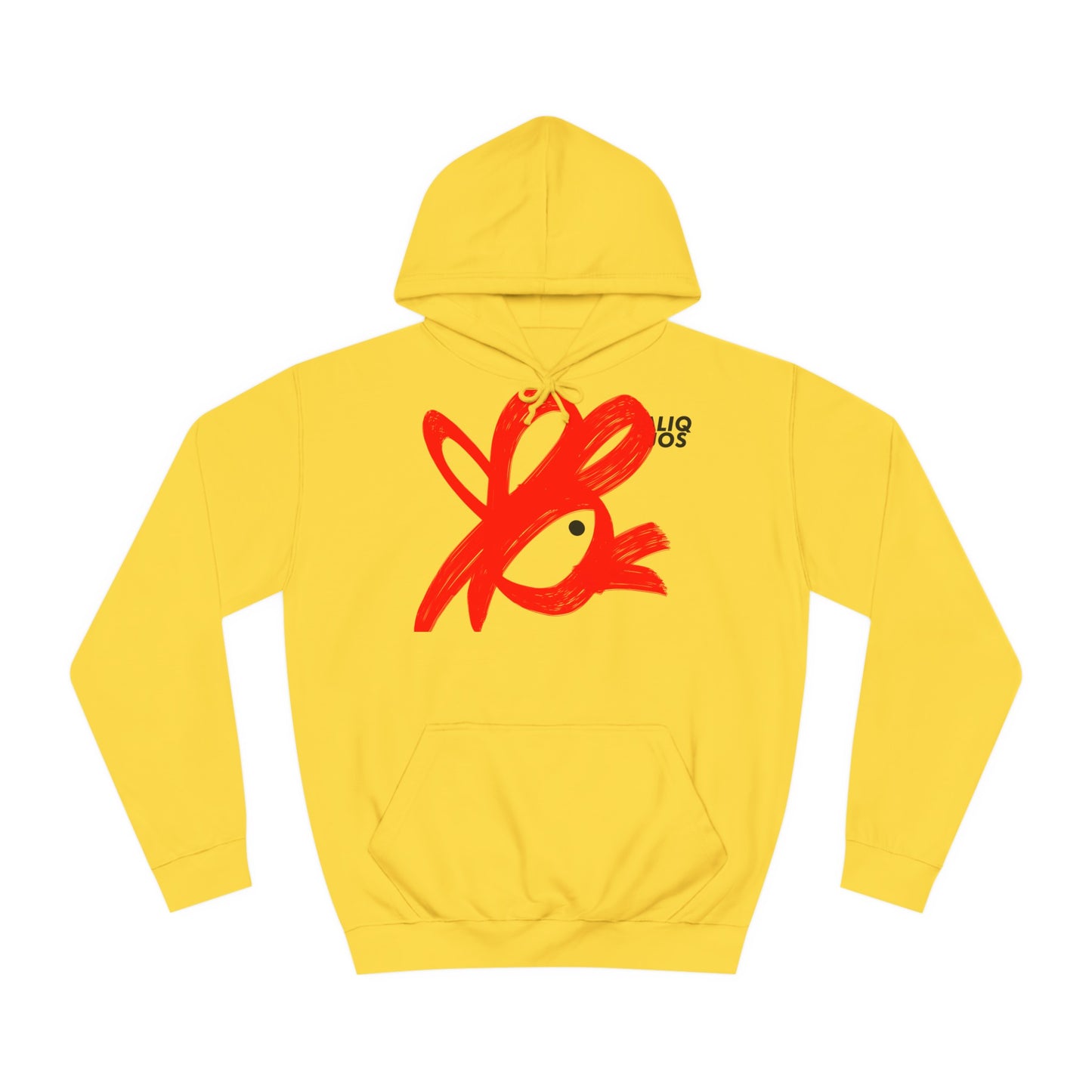 Unisex College Hoodie Painted Chicken - ALIQUOS