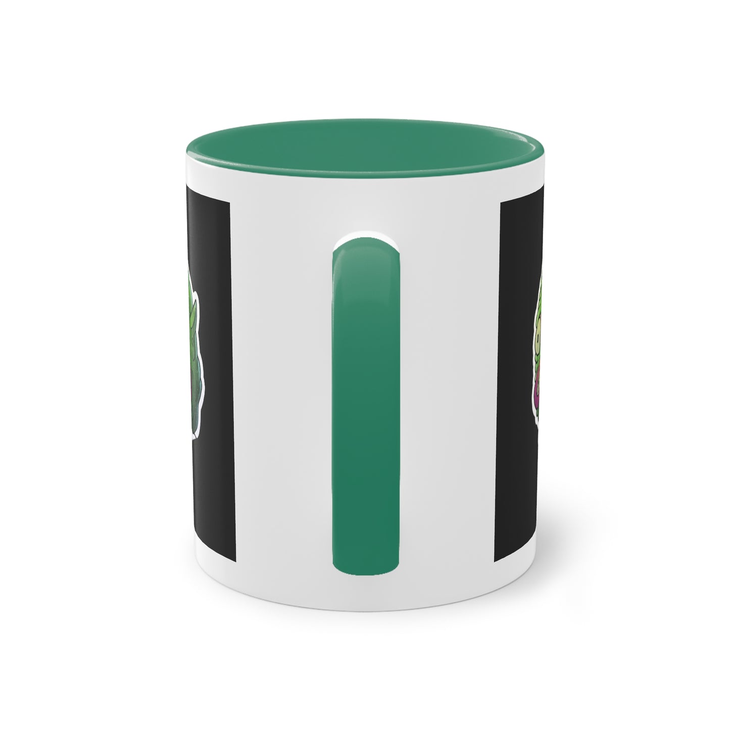 Two Tone Mug - Water Monster Design - ALIQUOS