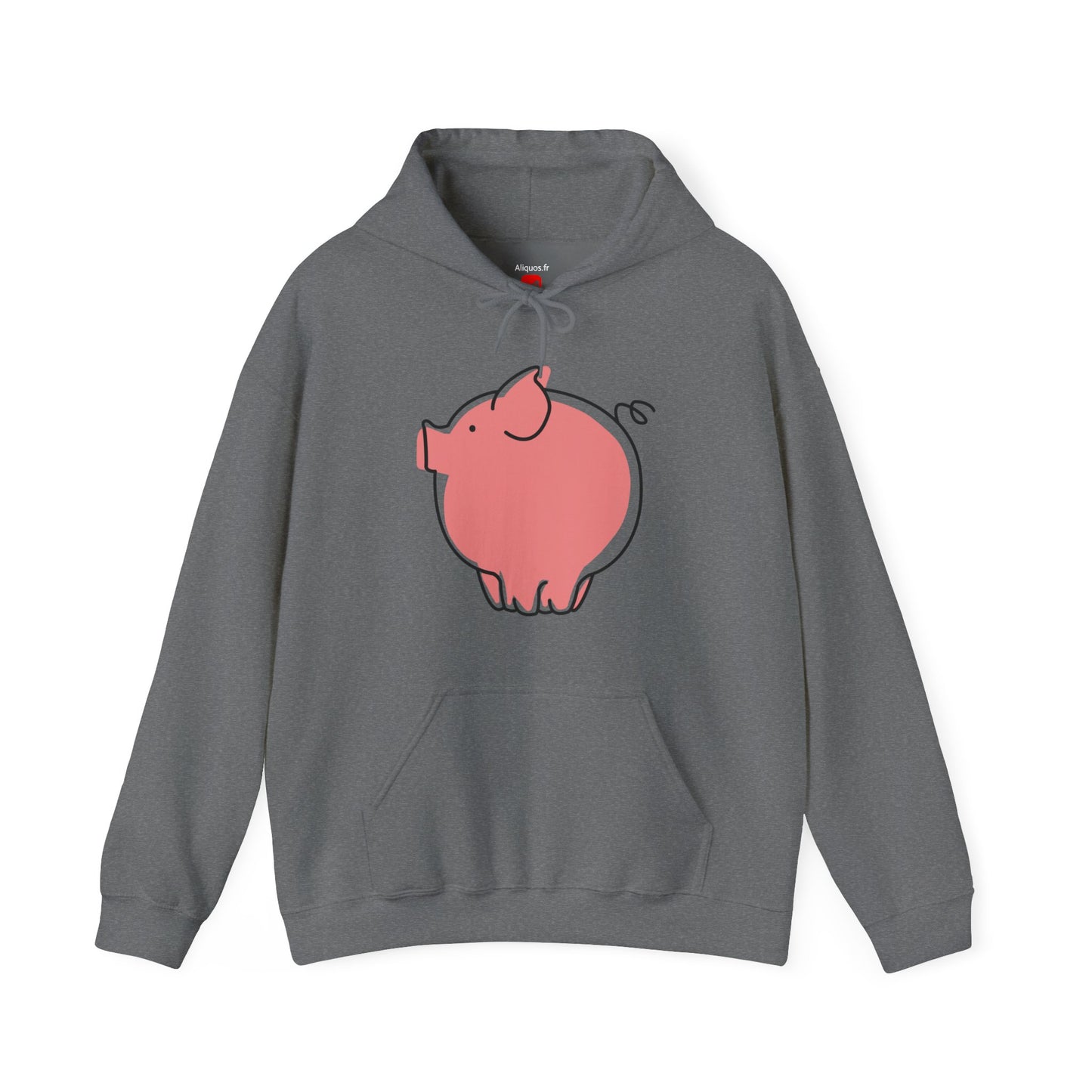 Pudgy Piggy Unisex Hooded Sweatshirt - ALIQUOS