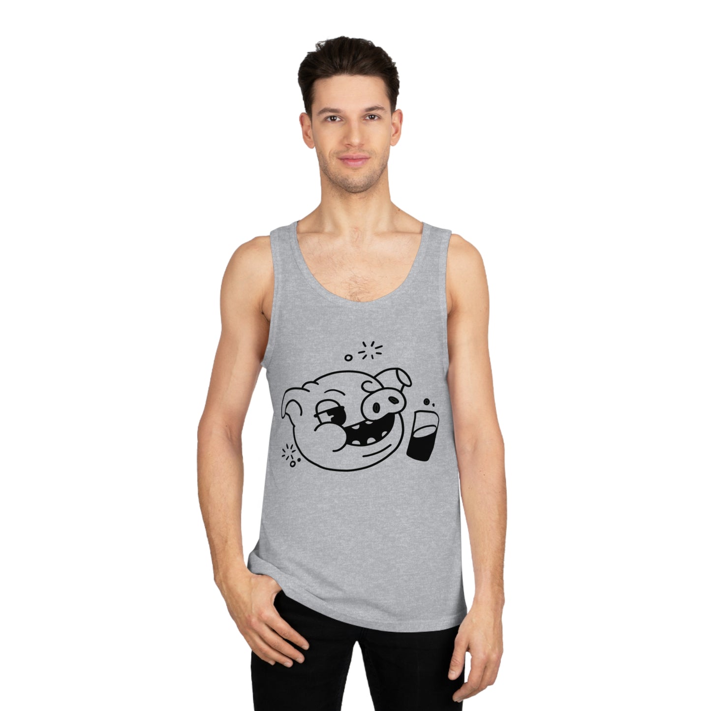 Drunken Piggy Unisex Softstyle Tank Top - ALIQUOS