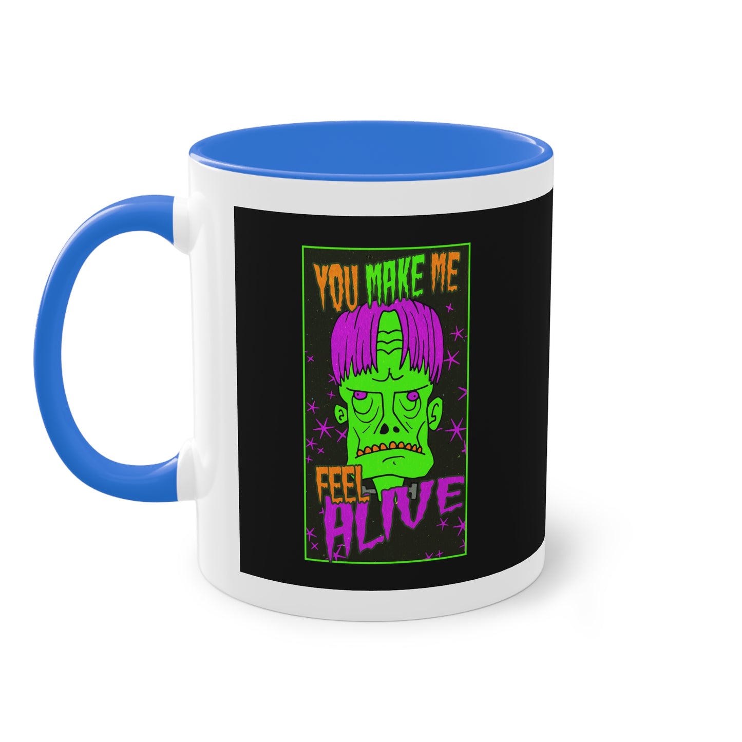 Two Tone Mug - Frankenstein Monster Design - ALIQUOS