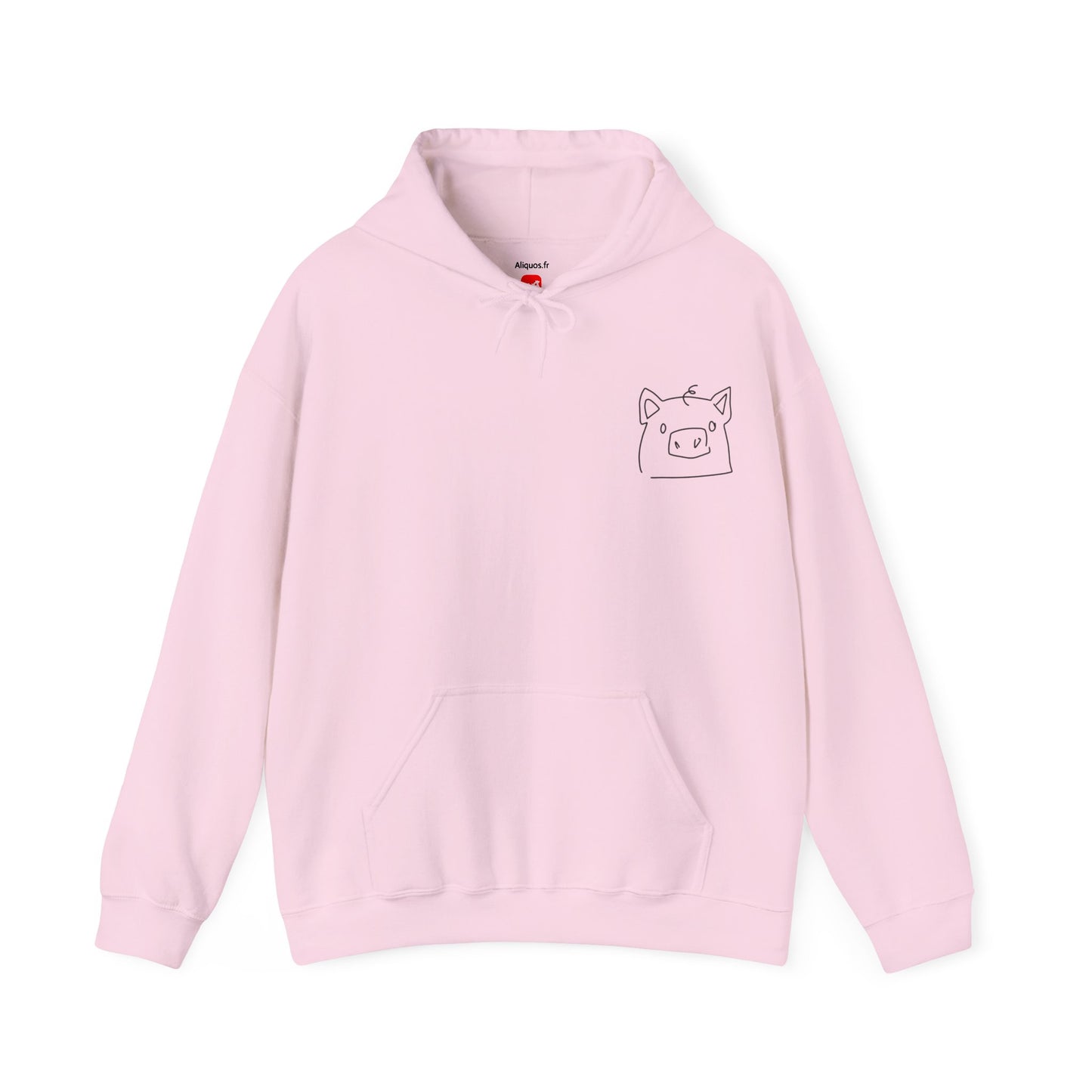 Piggy Face Unisex Hooded Sweatshirt - ALIQUOS
