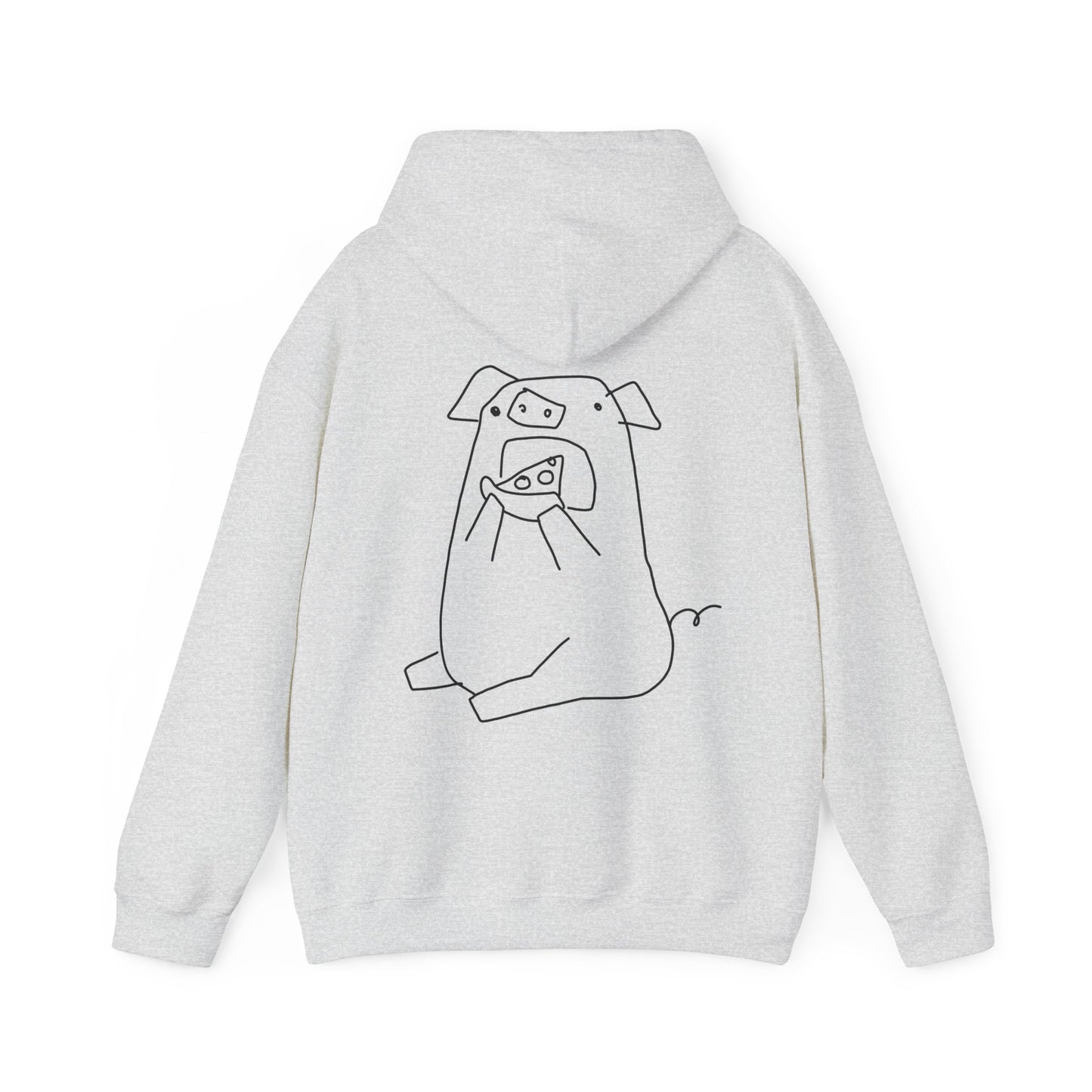 Pizza Piggy Unisex Hooded Sweatshirt - ALIQUOS