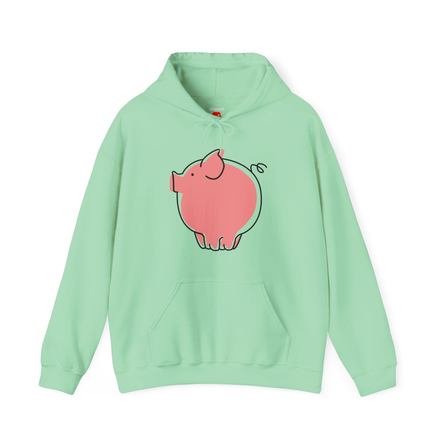 Pudgy Piggy Unisex Hooded Sweatshirt - ALIQUOS