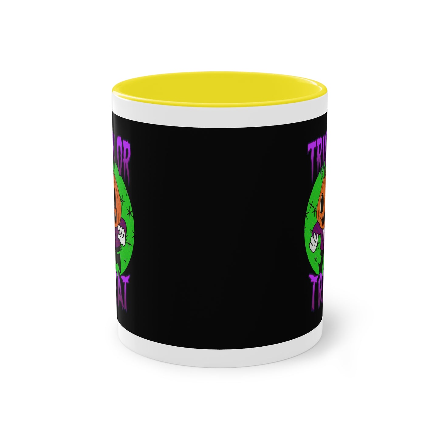 Two Tone Mug - Halloween Jack O' Lantern - ALIQUOS