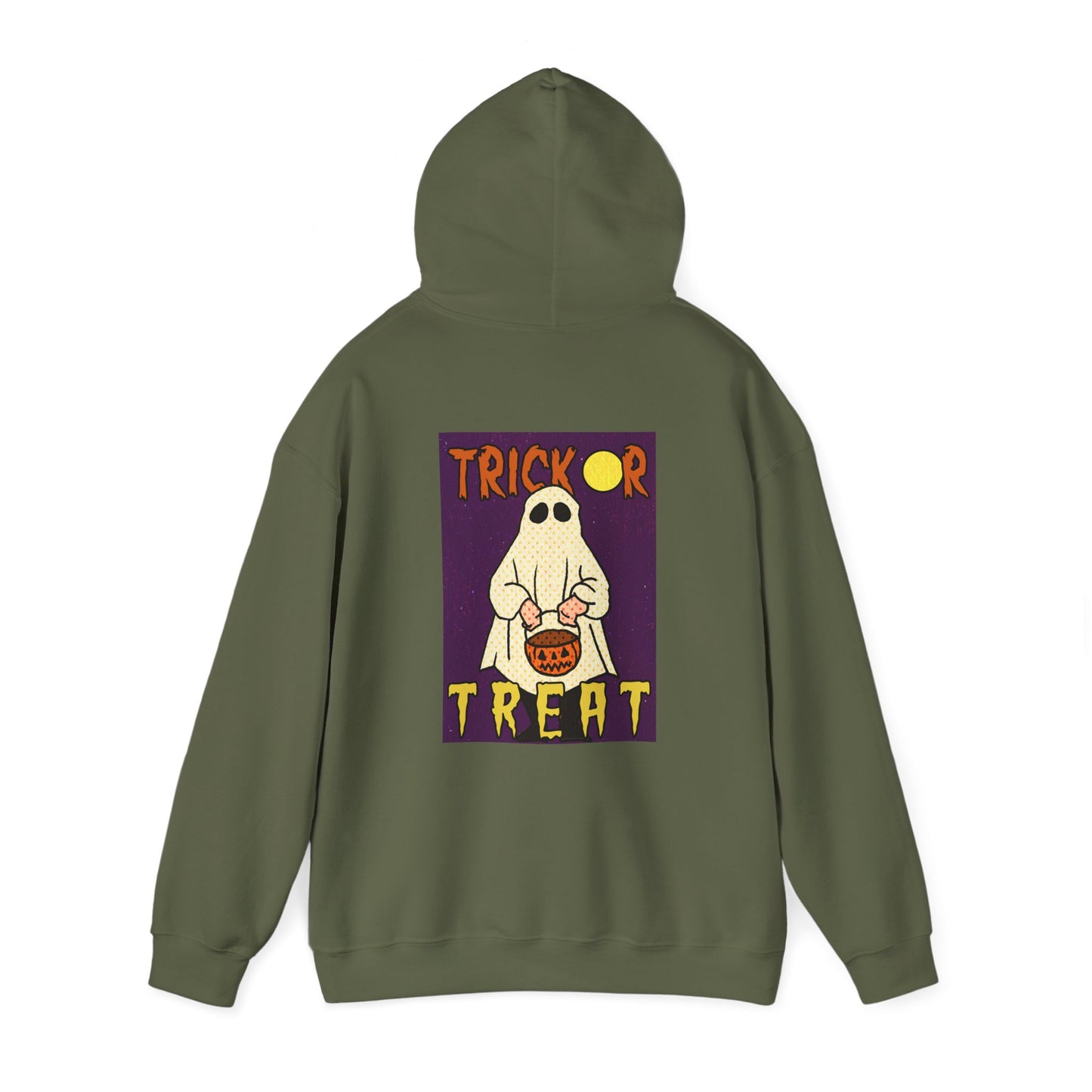 Sweat à capuche unisexe - Motif « Trick or Treat Ghost »