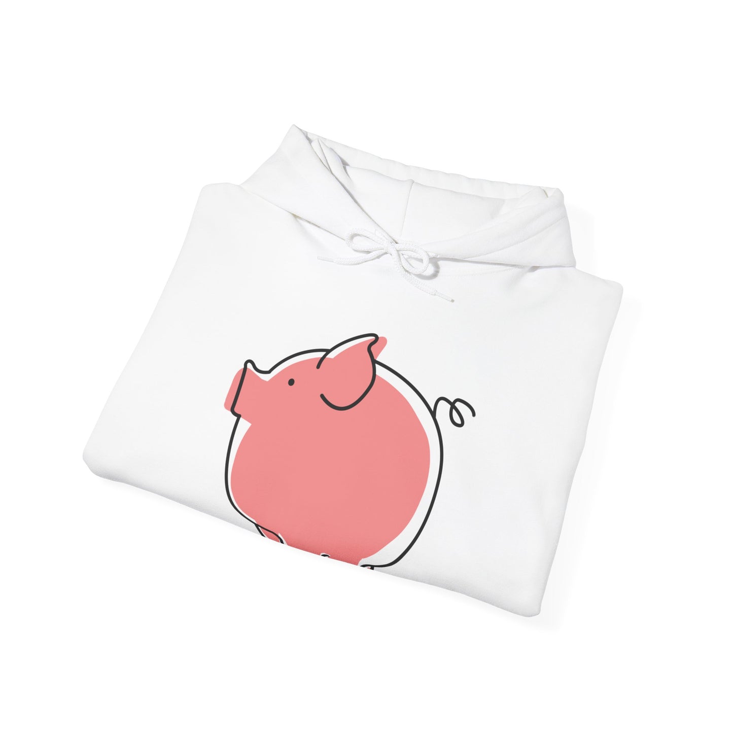 Pudgy Piggy Unisex Hooded Sweatshirt - ALIQUOS