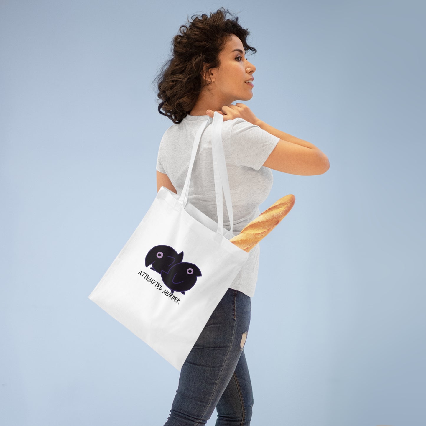 Tote Bag - Attempted Murder Design - ALIQUOS