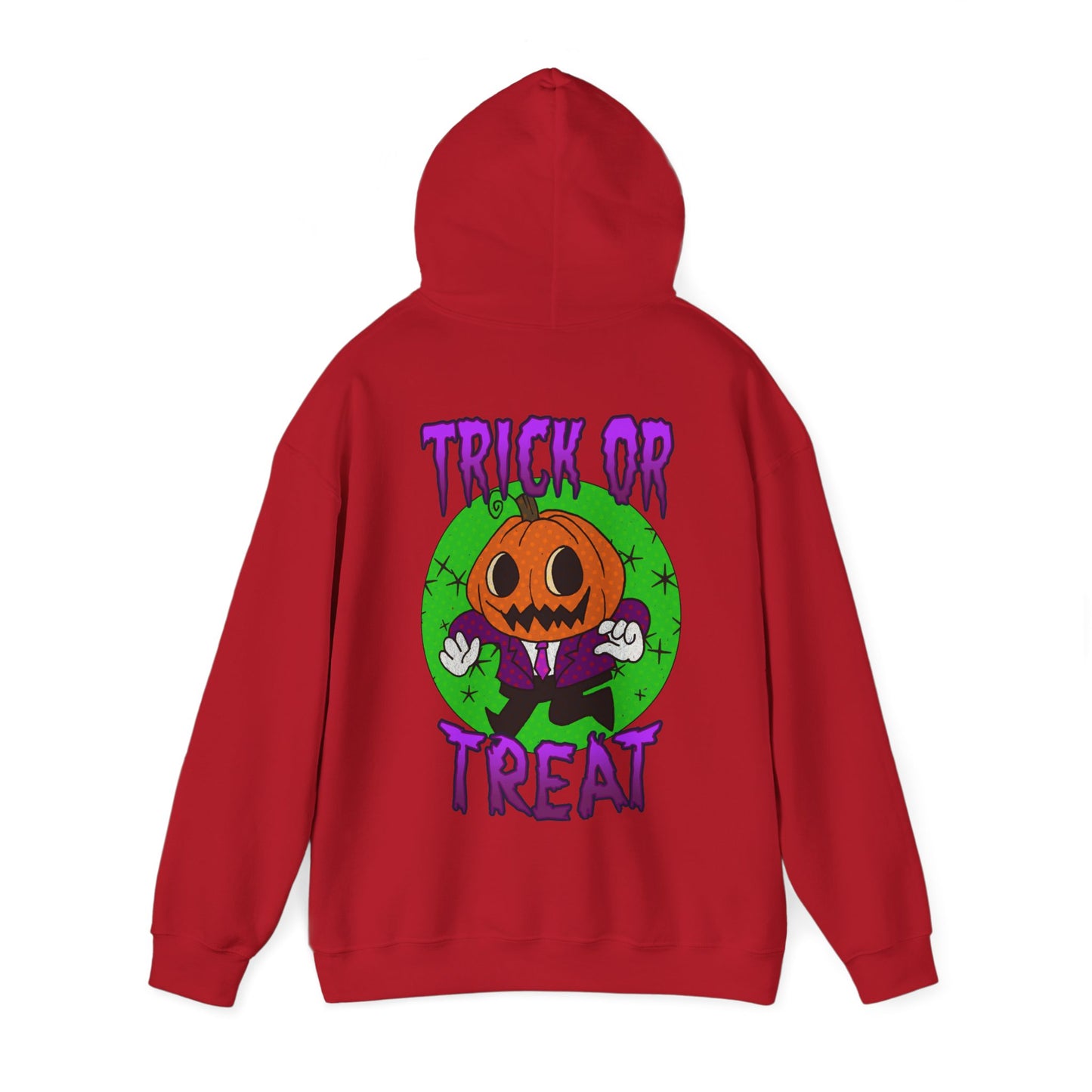 Unisex Hooded Sweatshirt - Halloween Jack O' Lantern - ALIQUOS