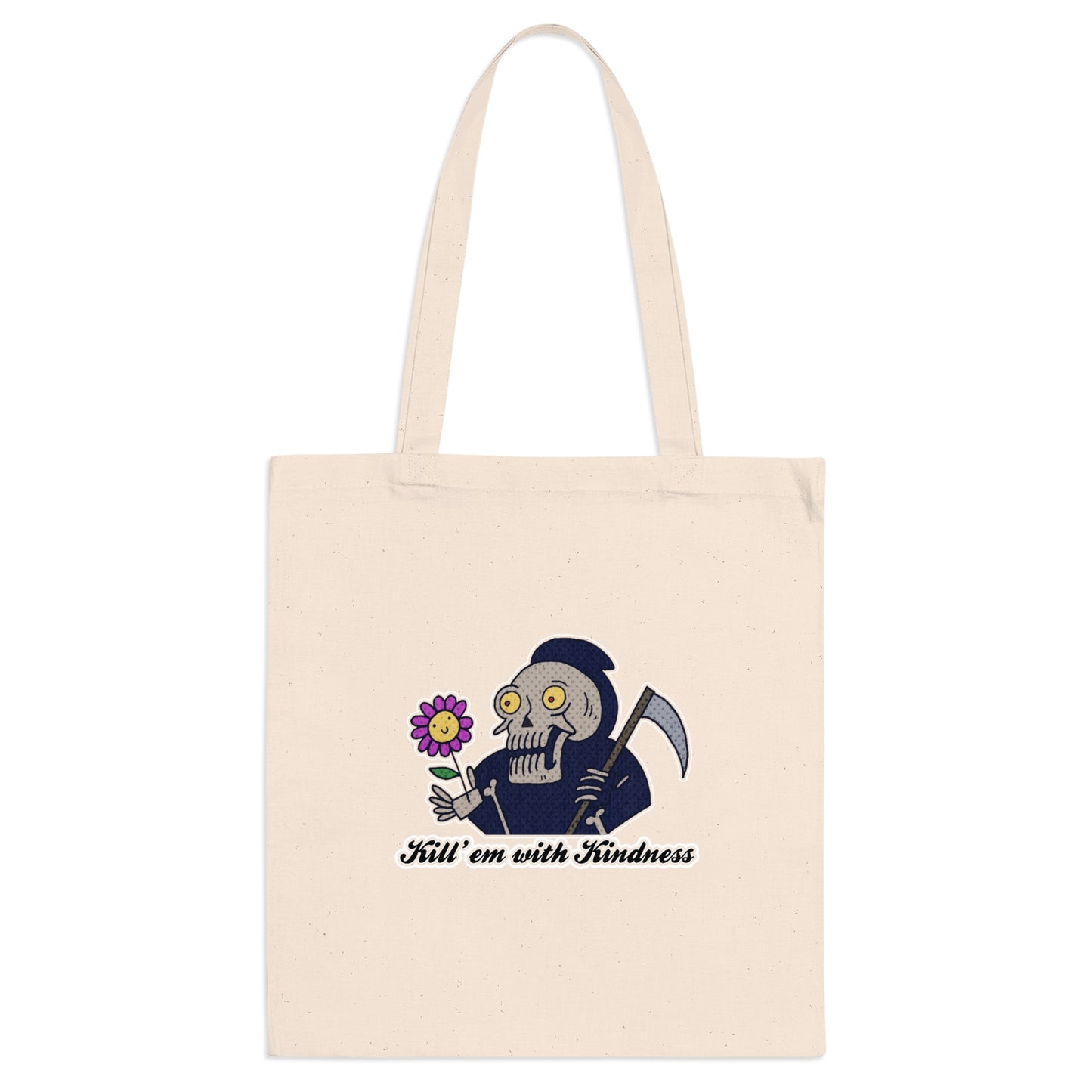 Tote Bag - Kill 'Em With Kindness Design - ALIQUOS