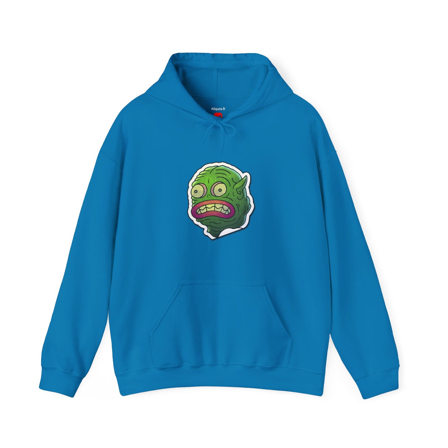 Unisex Hooded Sweatshirt - Water Monster Design - ALIQUOS