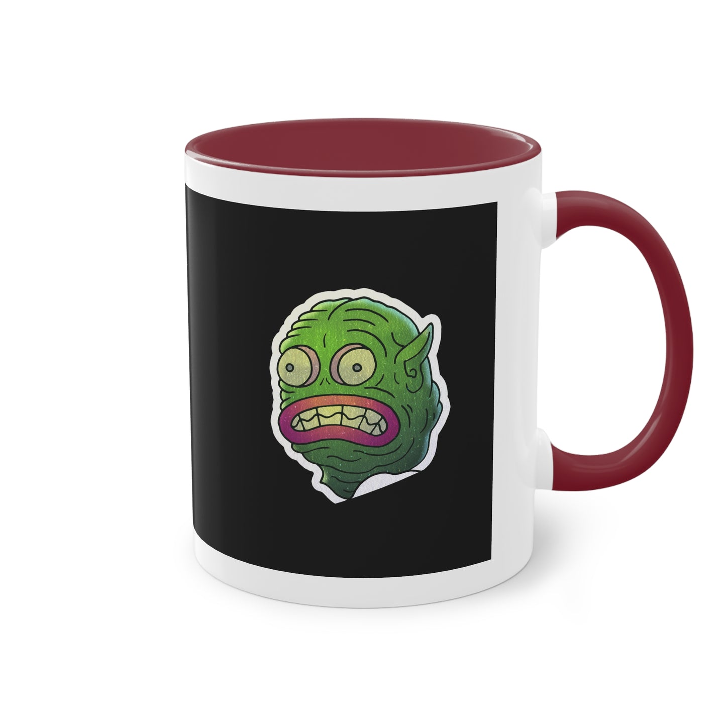Two Tone Mug - Water Monster Design - ALIQUOS