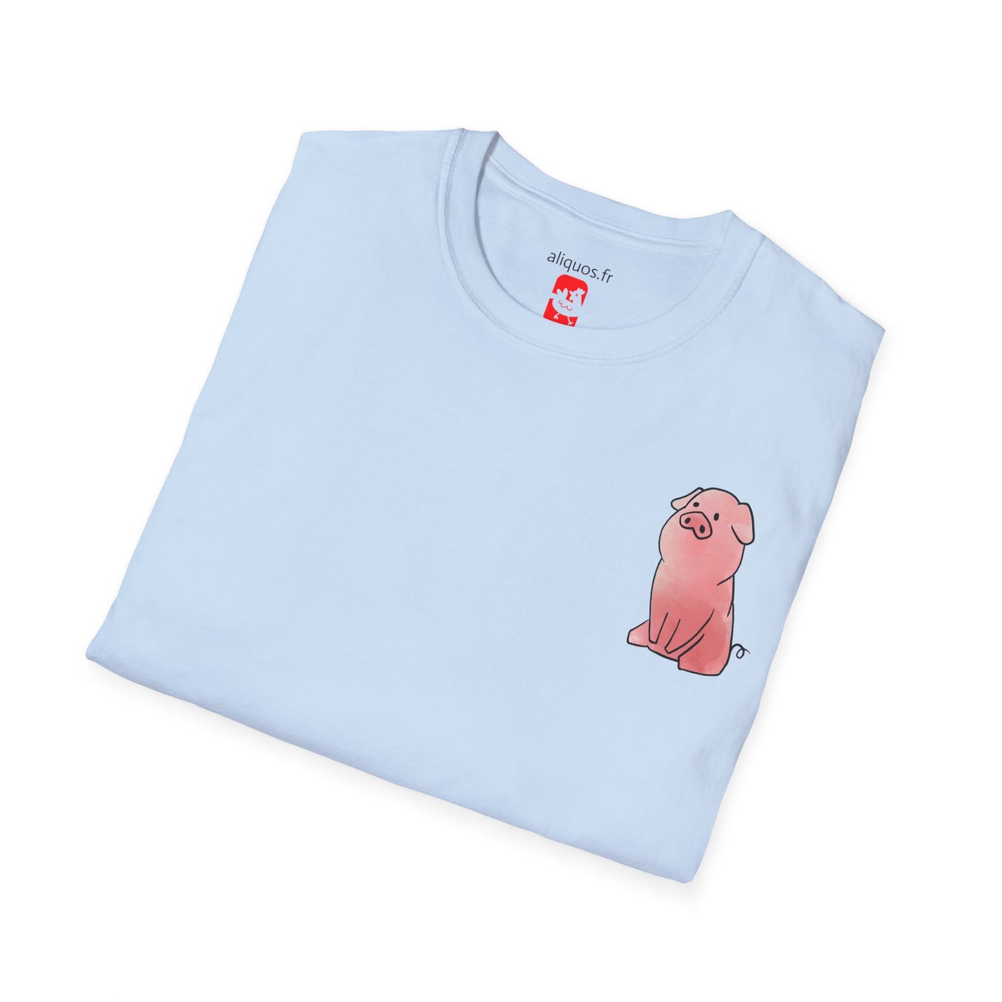 Unisex T-Shirt - Sitting Piggy - Aliquos