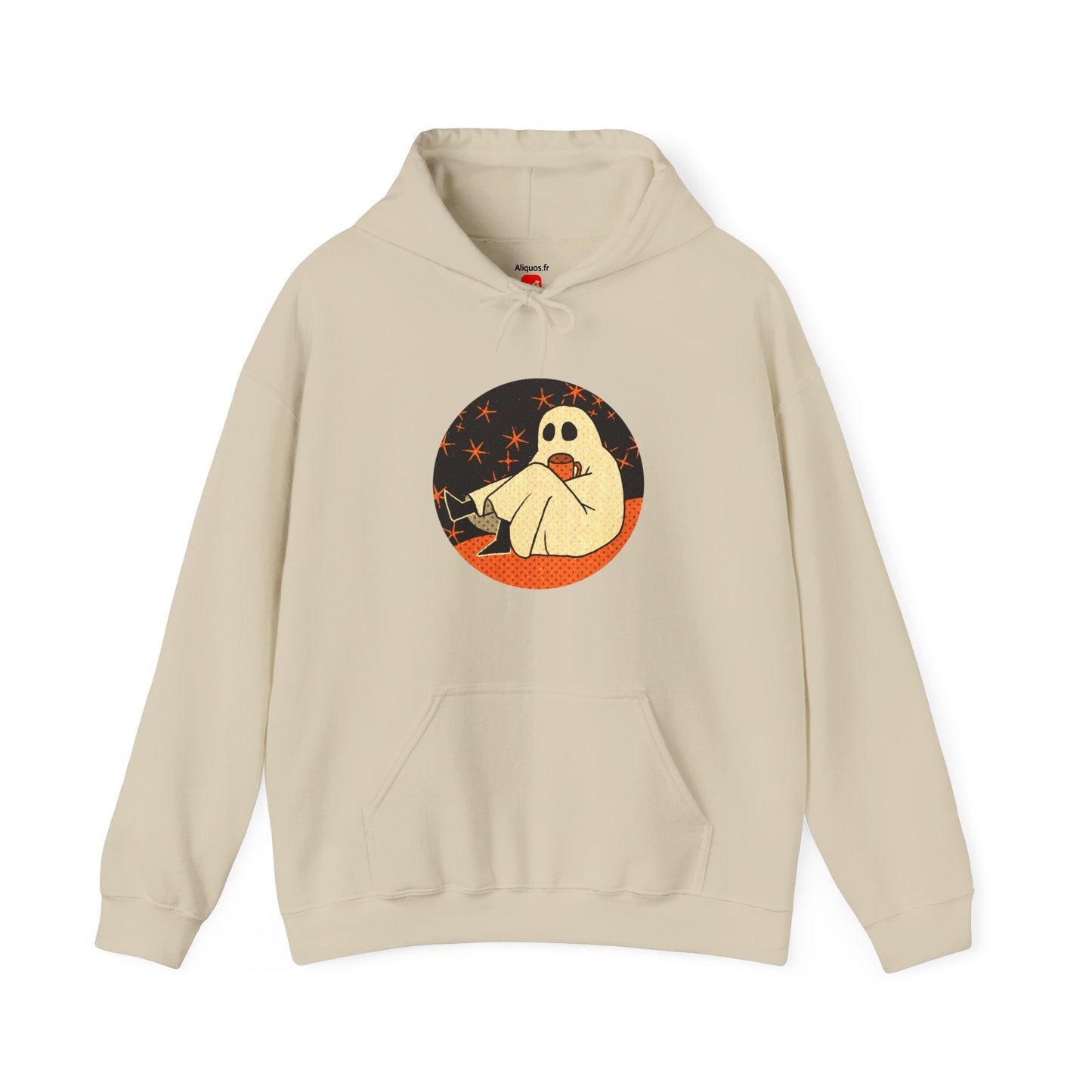 Sweat à capuche unisexe - Motif « Moonlit Coffee »
