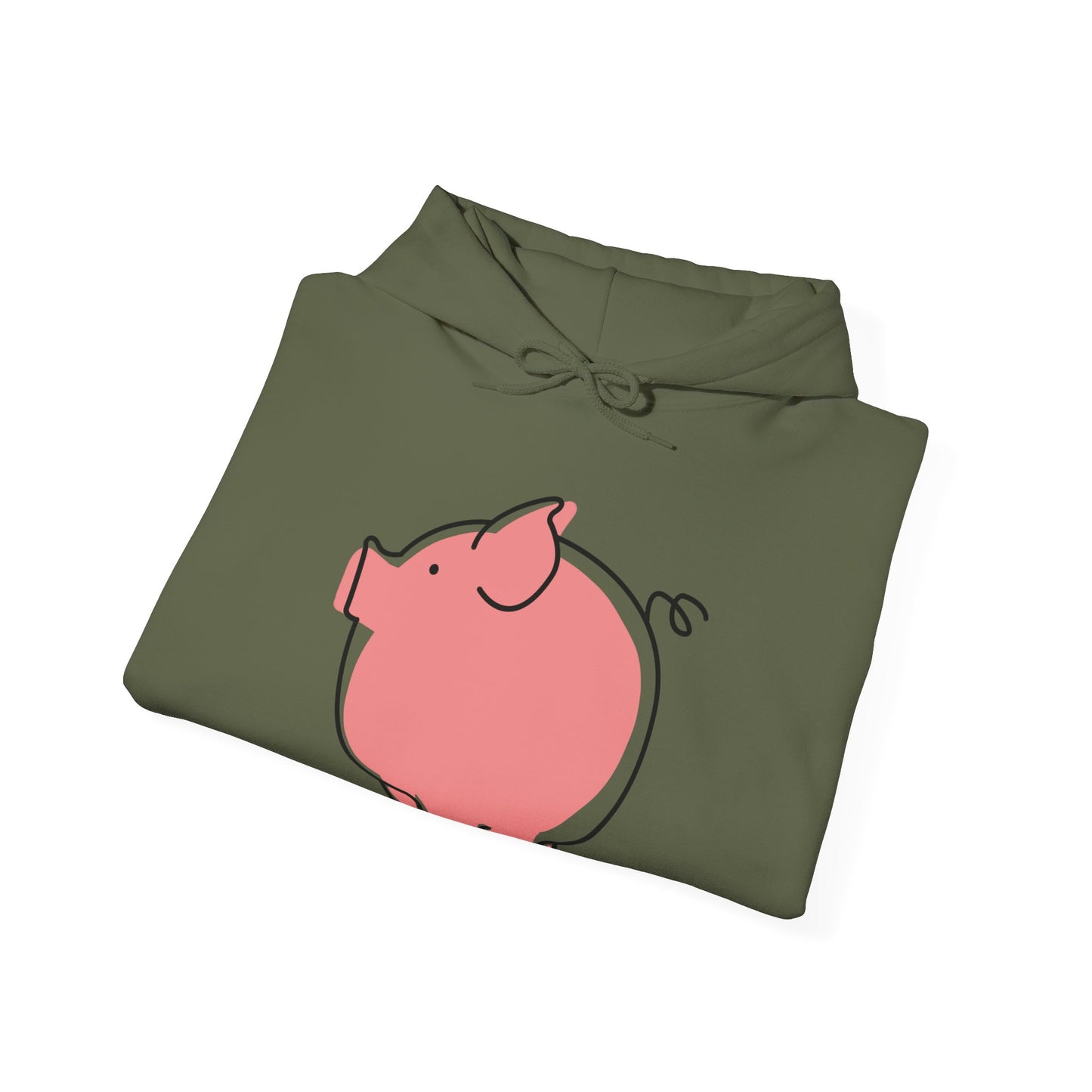 Pudgy Piggy Unisex Hooded Sweatshirt - ALIQUOS