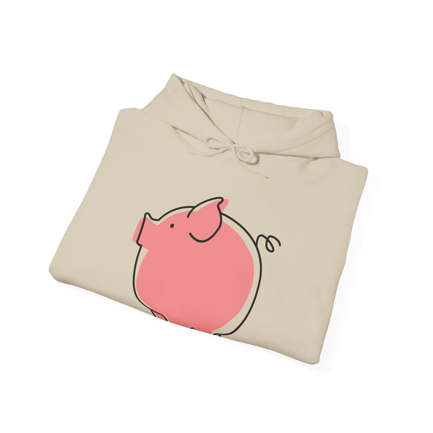 Pudgy Piggy Unisex Hooded Sweatshirt - ALIQUOS