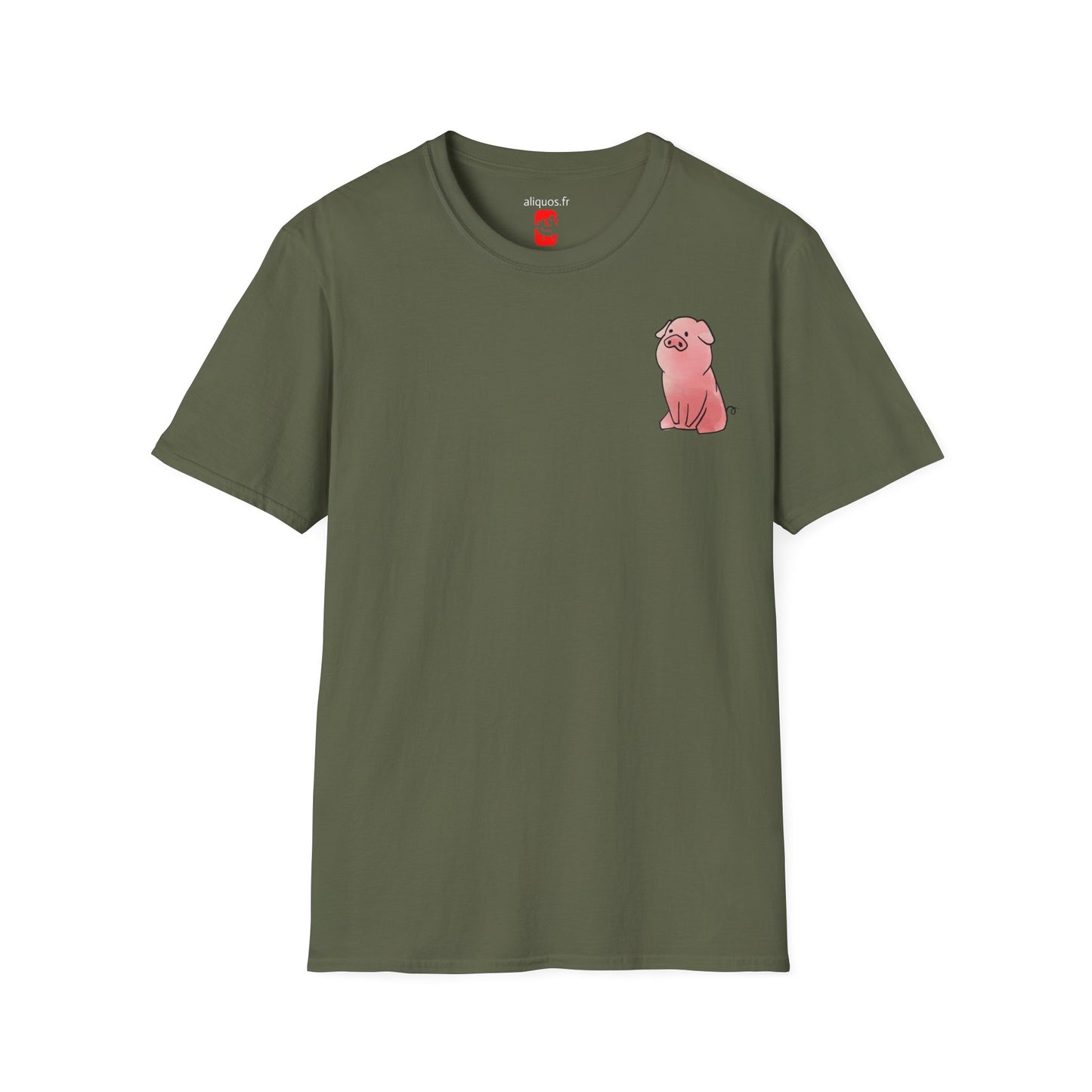 Unisex T-Shirt - Sitting Piggy - Aliquos