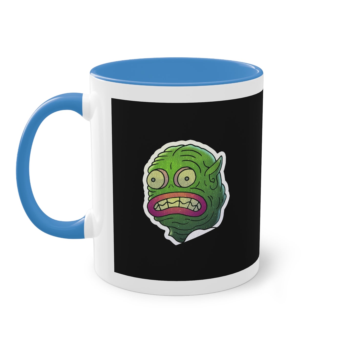 Two Tone Mug - Water Monster Design - ALIQUOS