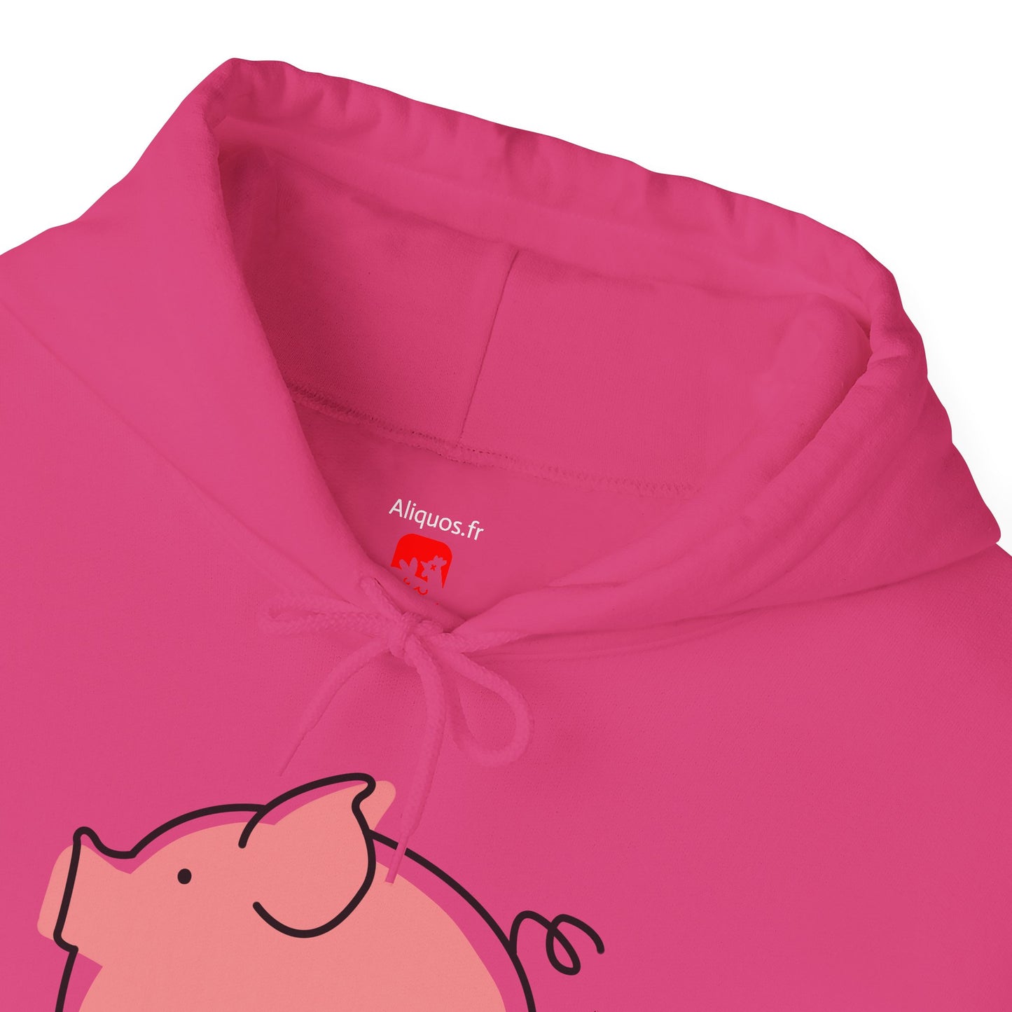 Pudgy Piggy Unisex Hooded Sweatshirt - ALIQUOS