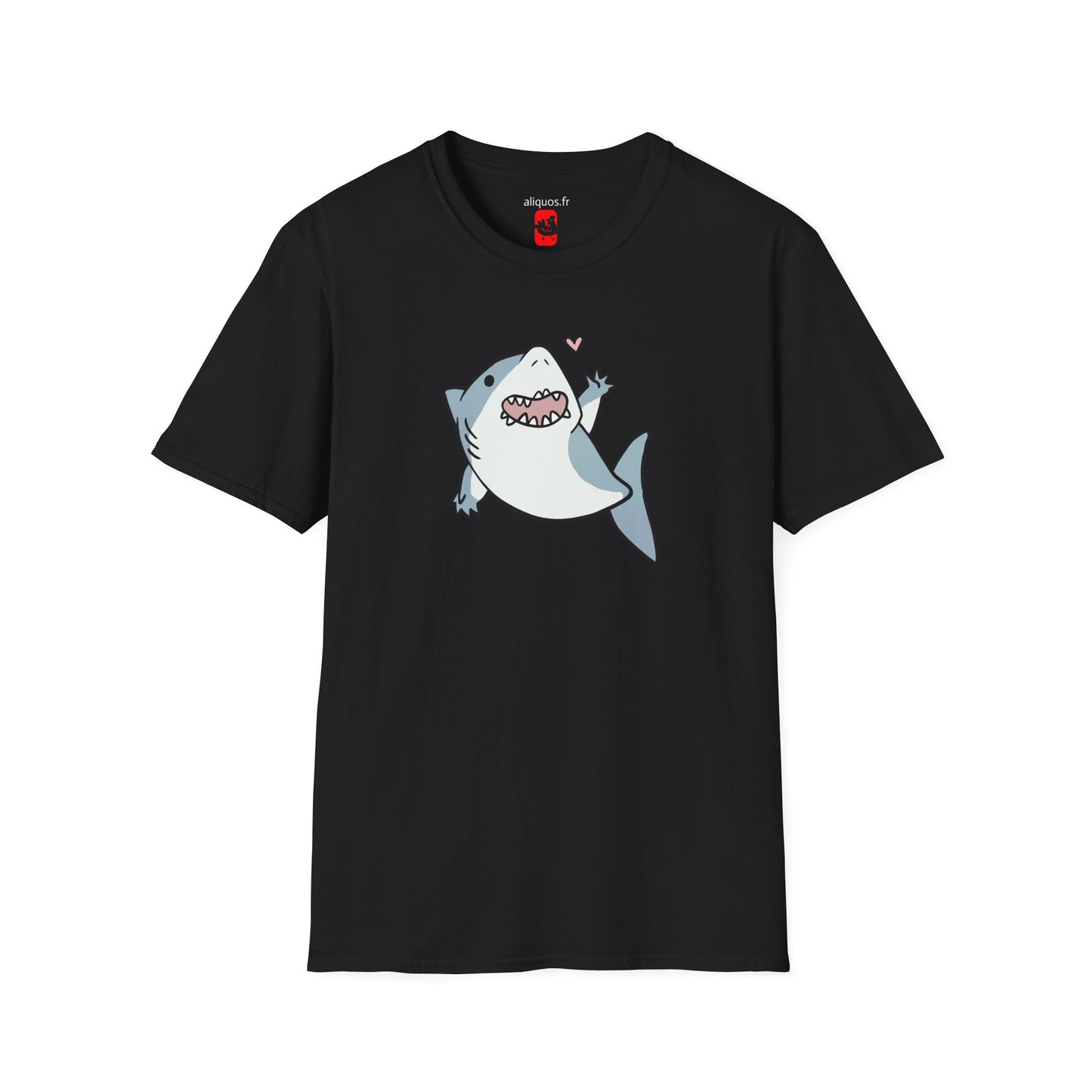 Unisex T-Shirt - Cute Little Shark Wave - Aliquos