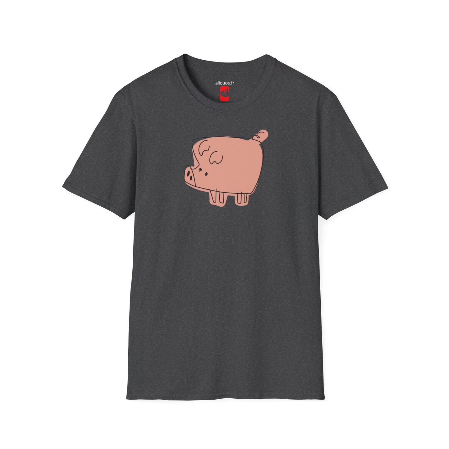 Blocky Piggy Unisex Tee - ALIQUOS