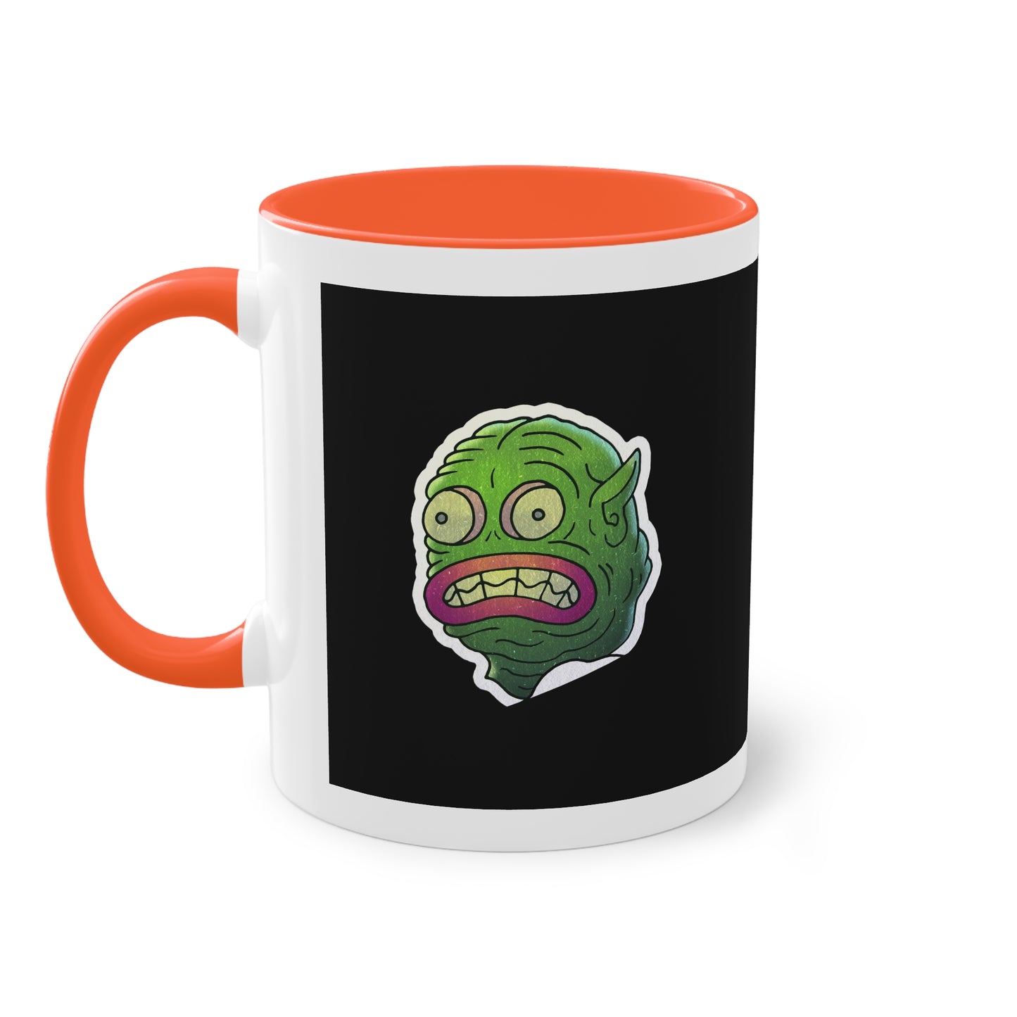 Two Tone Mug - Water Monster Design - ALIQUOS