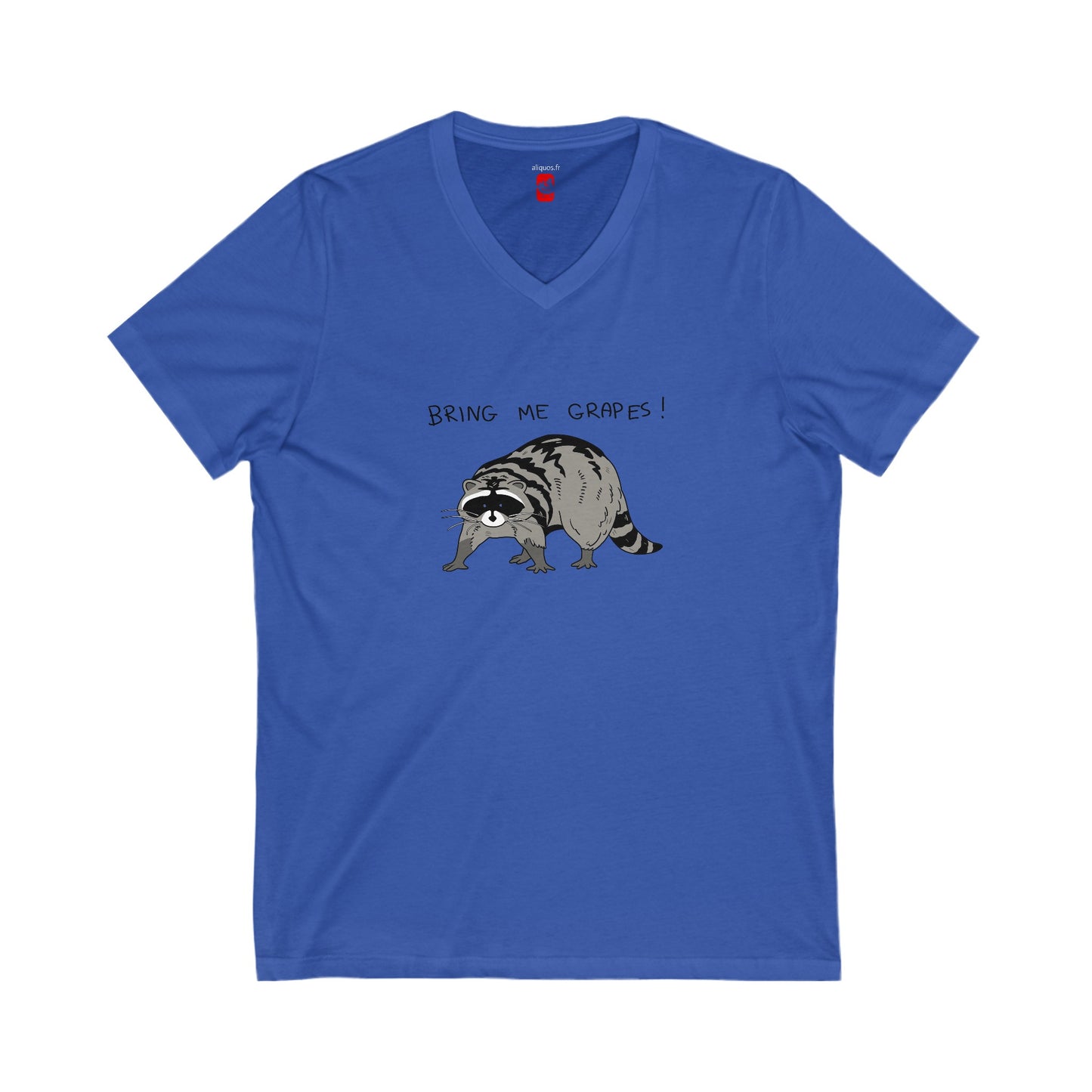 Bring Me Grapes Women's V-Neck T Shirt - ALIQUOS