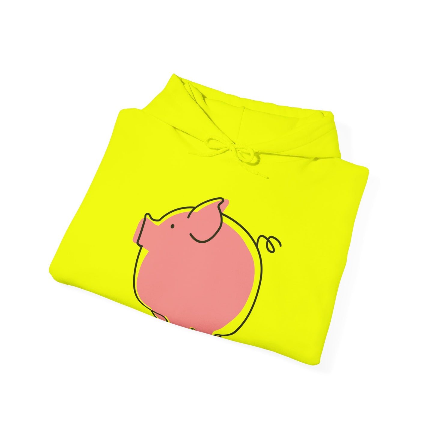 Pudgy Piggy Unisex Hooded Sweatshirt - ALIQUOS