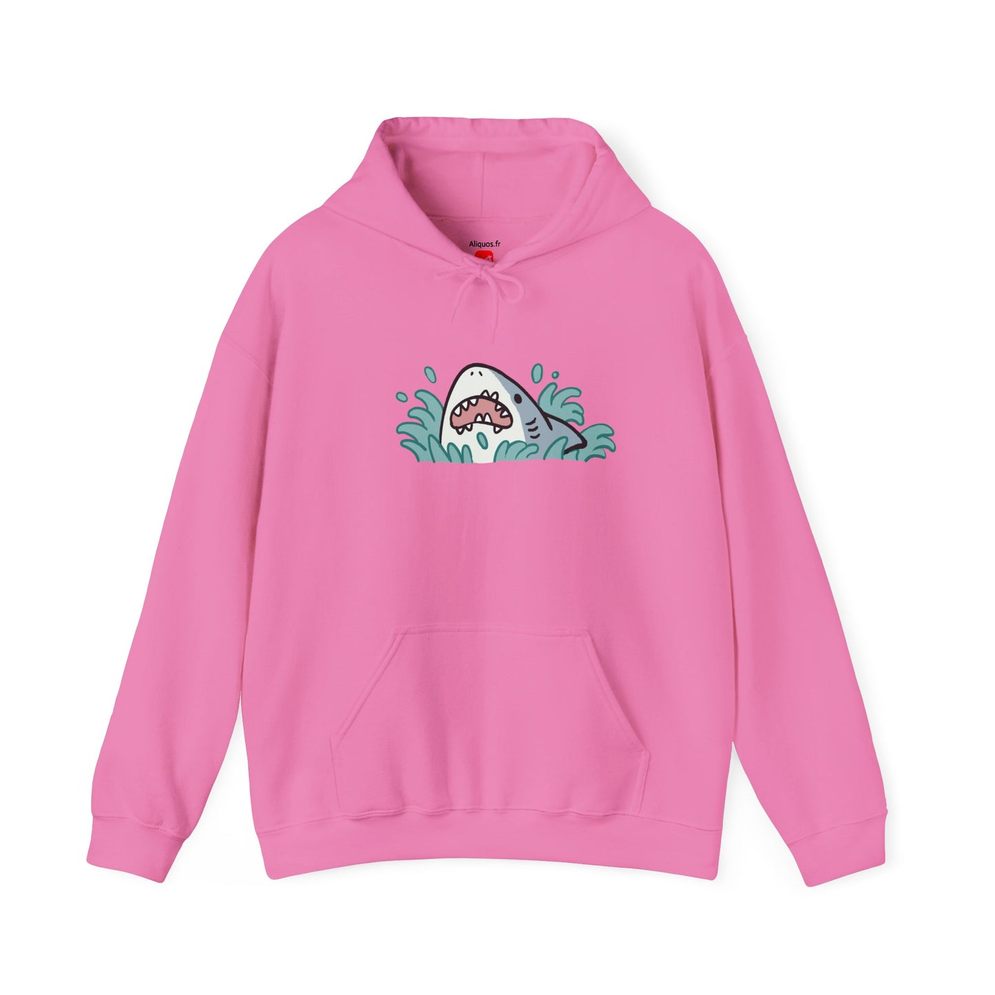 Unisex Hooded Sweatshirt - Surprise Shark - Aliquos