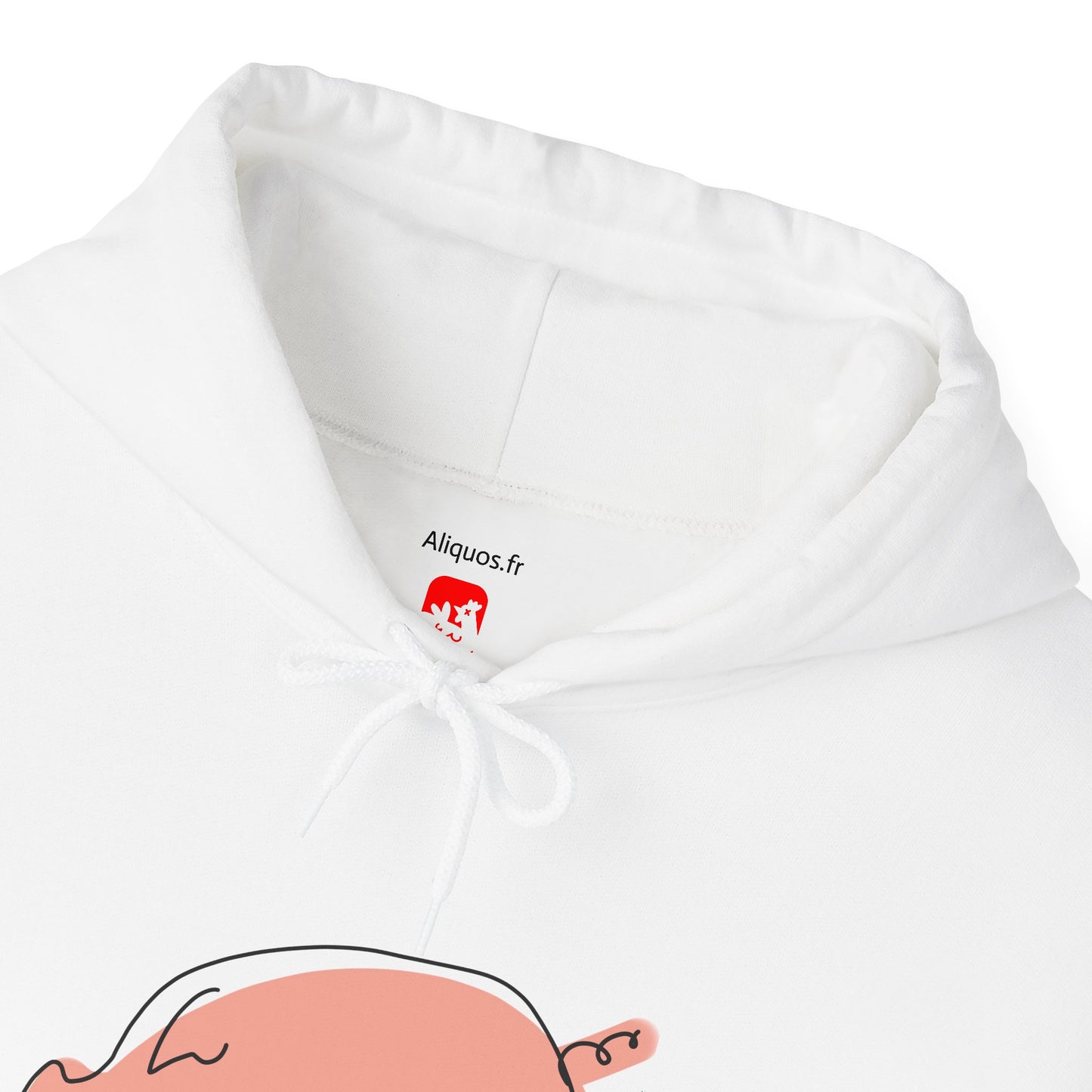 Chubby Piggy Unisex Hooded Sweatshirt - ALIQUOS