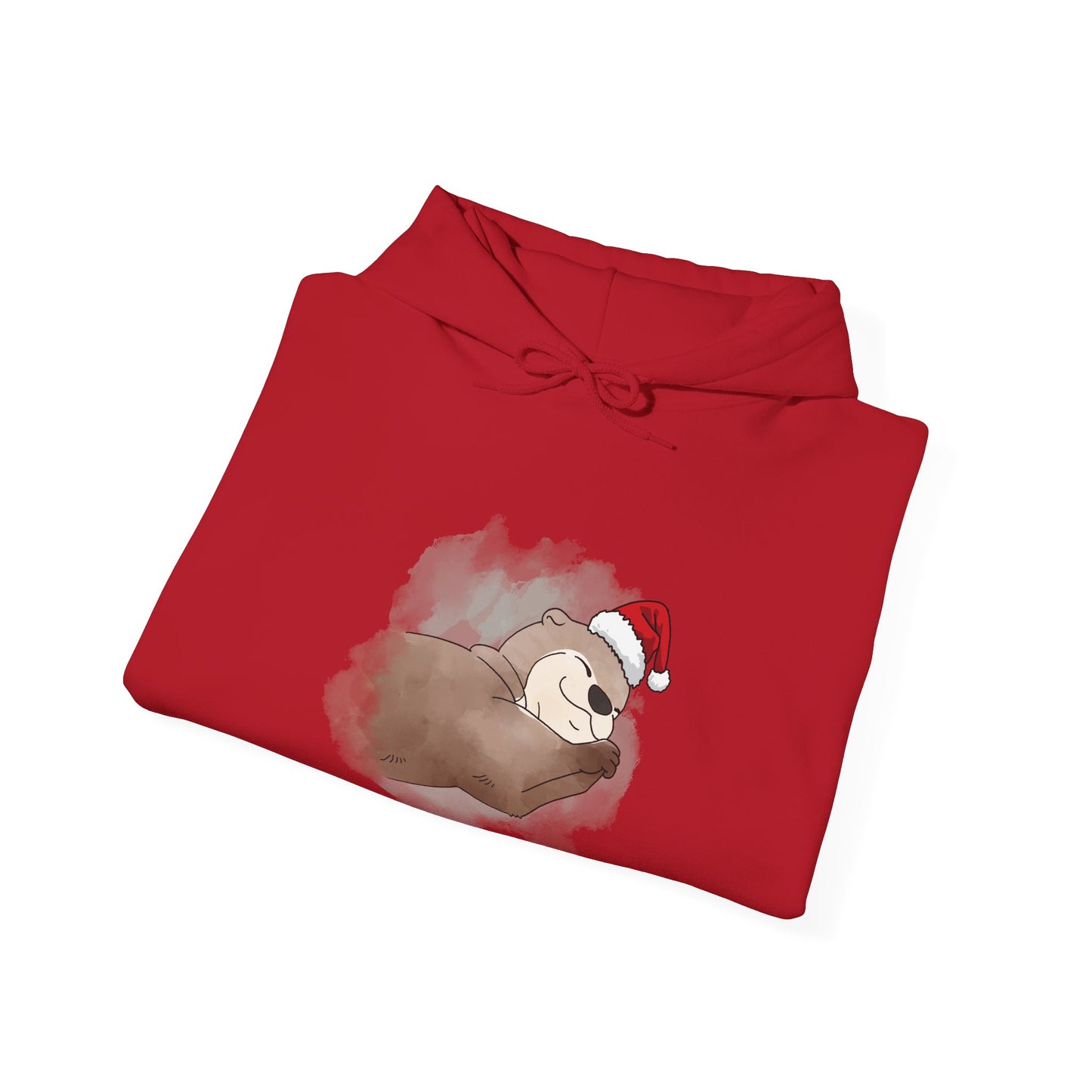 Sweat à capuche unisexe - Loutre de Noël 18