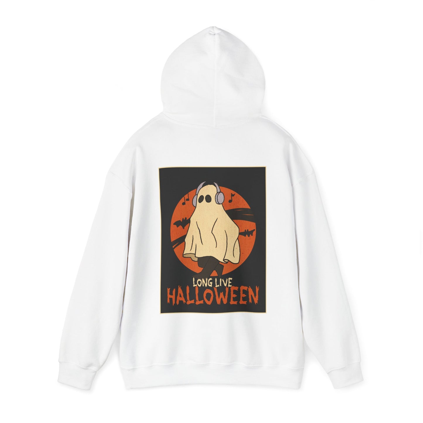 Sweat à capuche unisexe - Motif « Fantôme musical »