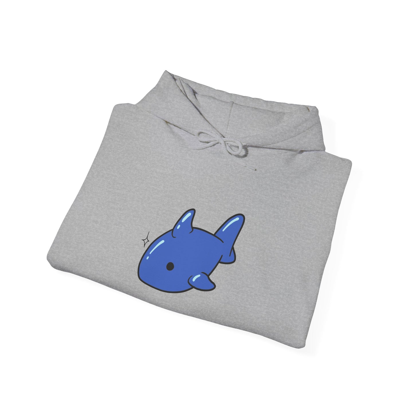 Unisex Hooded Sweatshirt - Floaty Shark - Aliquos