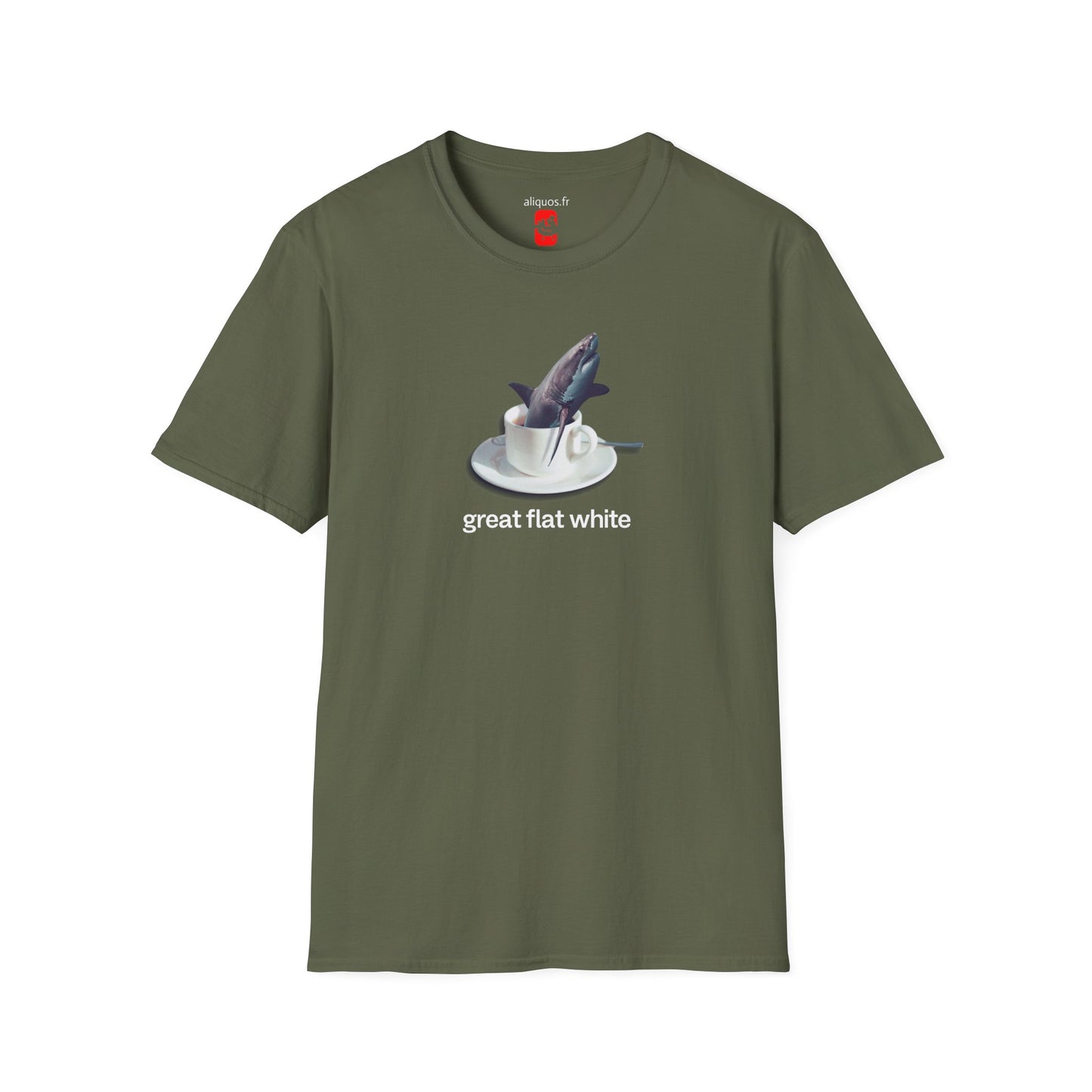 T-shirt unisexe – Great Flat White – Aliquos