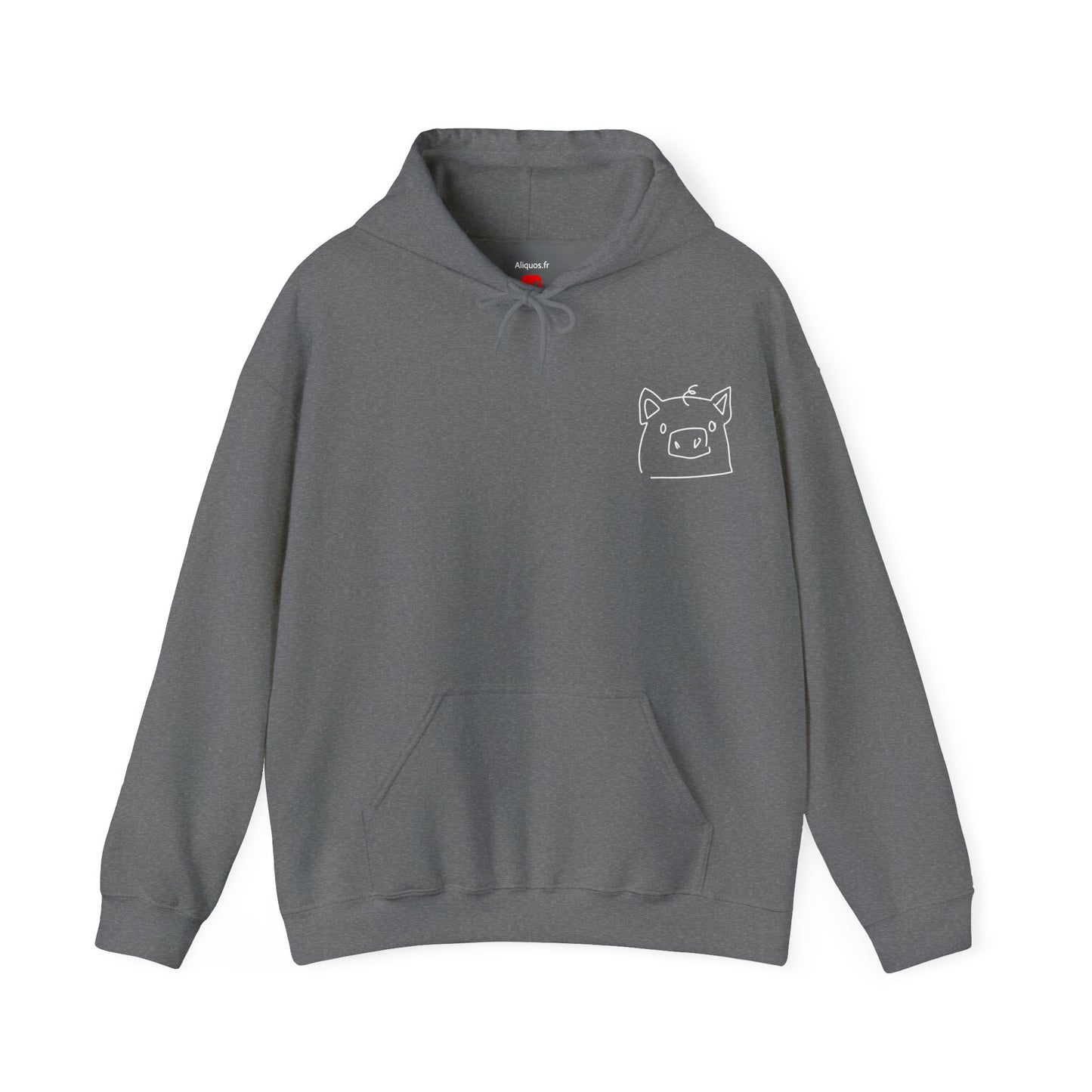 Piggy Face Unisex Hooded Sweatshirt - ALIQUOS